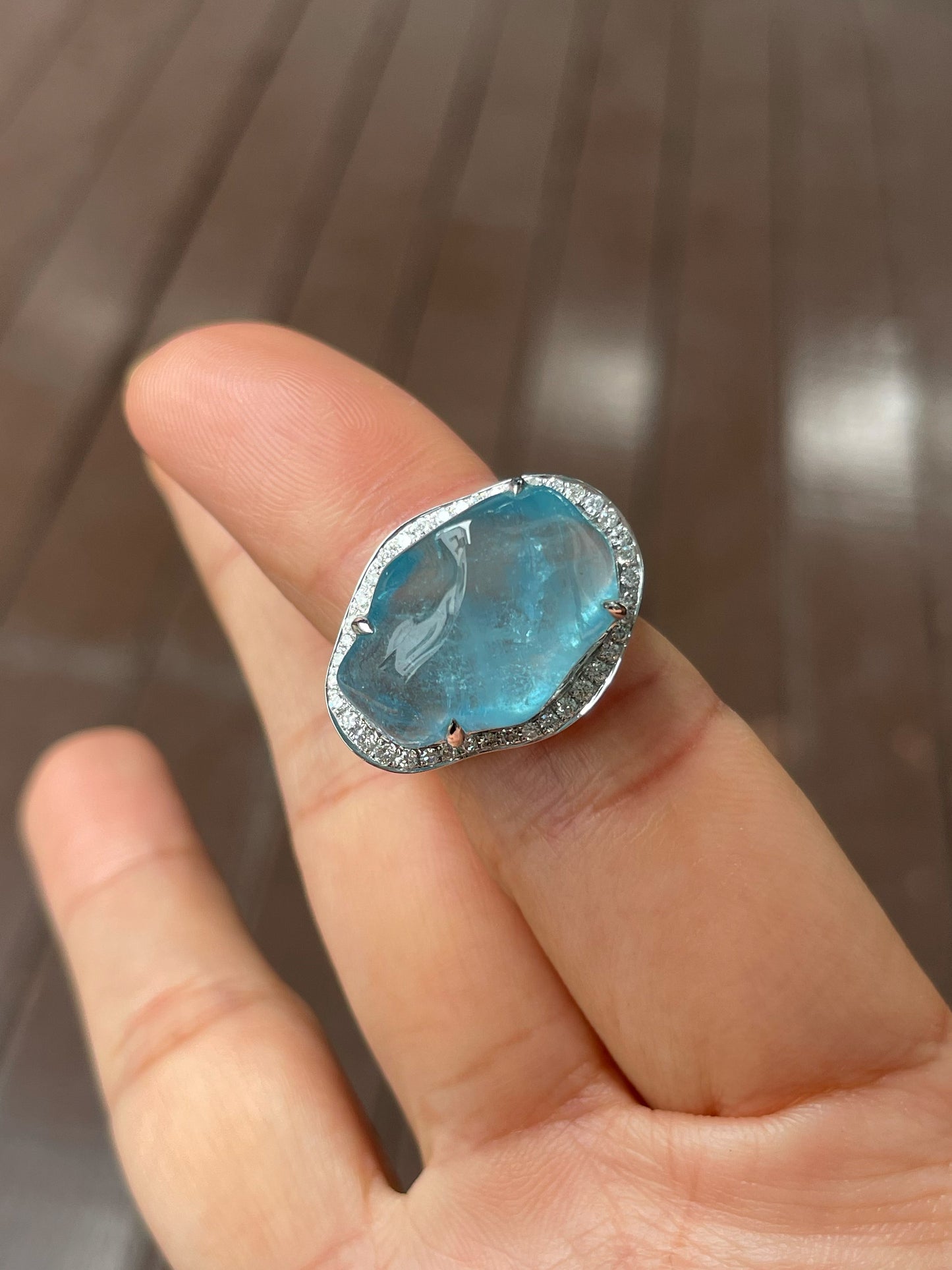 Aquamarine Ring - 15CT (NJR294)