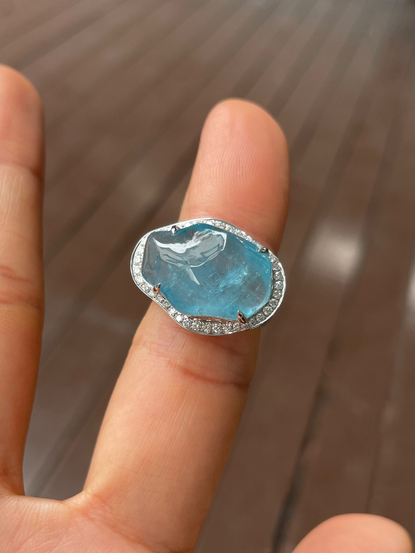 Aquamarine Ring - 15CT (NJR294)