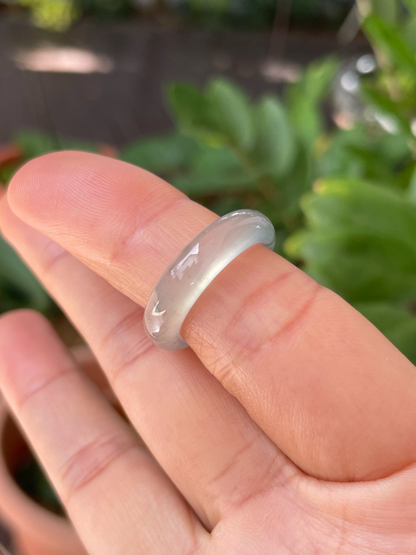 Glassy Jade Abacus Ring | HK 12 (NJR322)