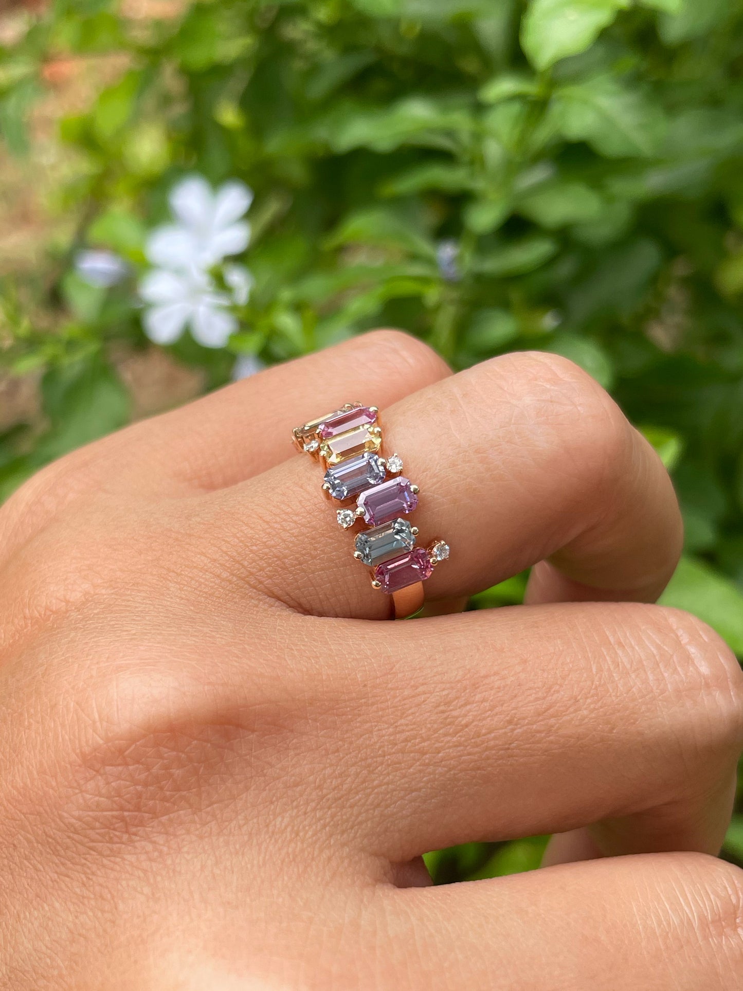 Unheated Fancy Sapphires Ring - 2.62CT (NJR333)