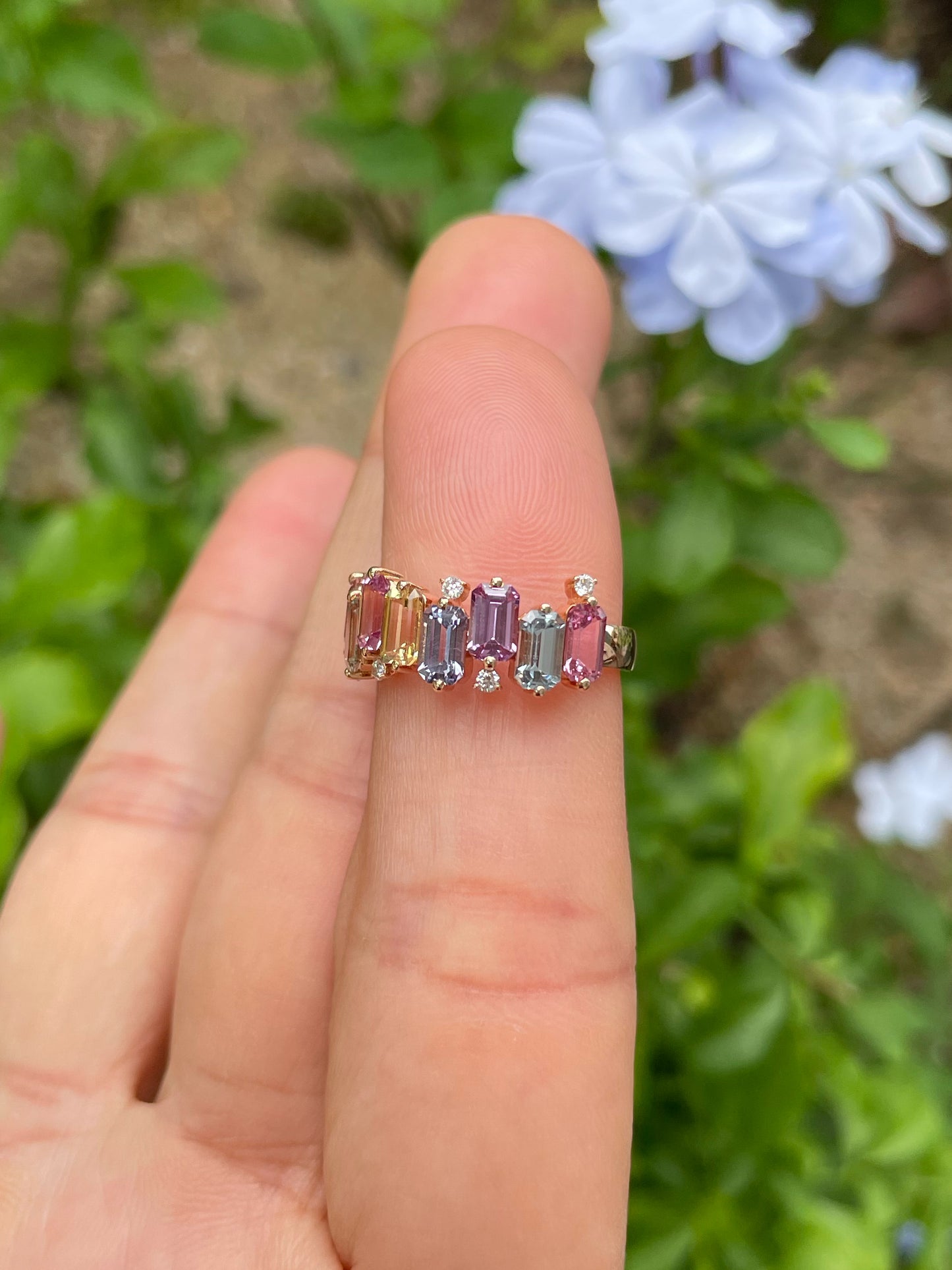 Unheated Fancy Sapphires Ring - 2.62CT (NJR333)