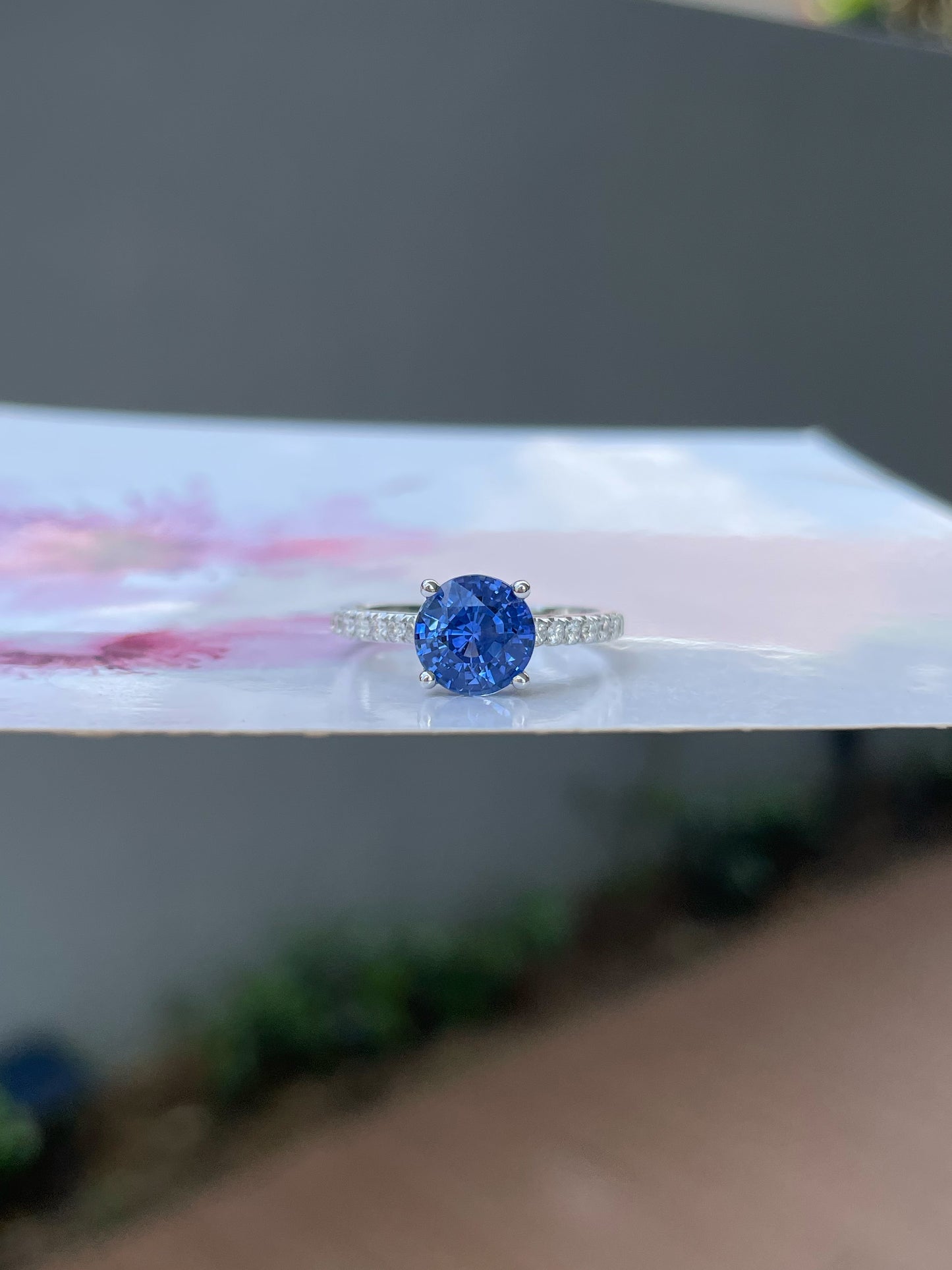 Natural Blue Sapphire Ring - 1.66CT (NJR350)