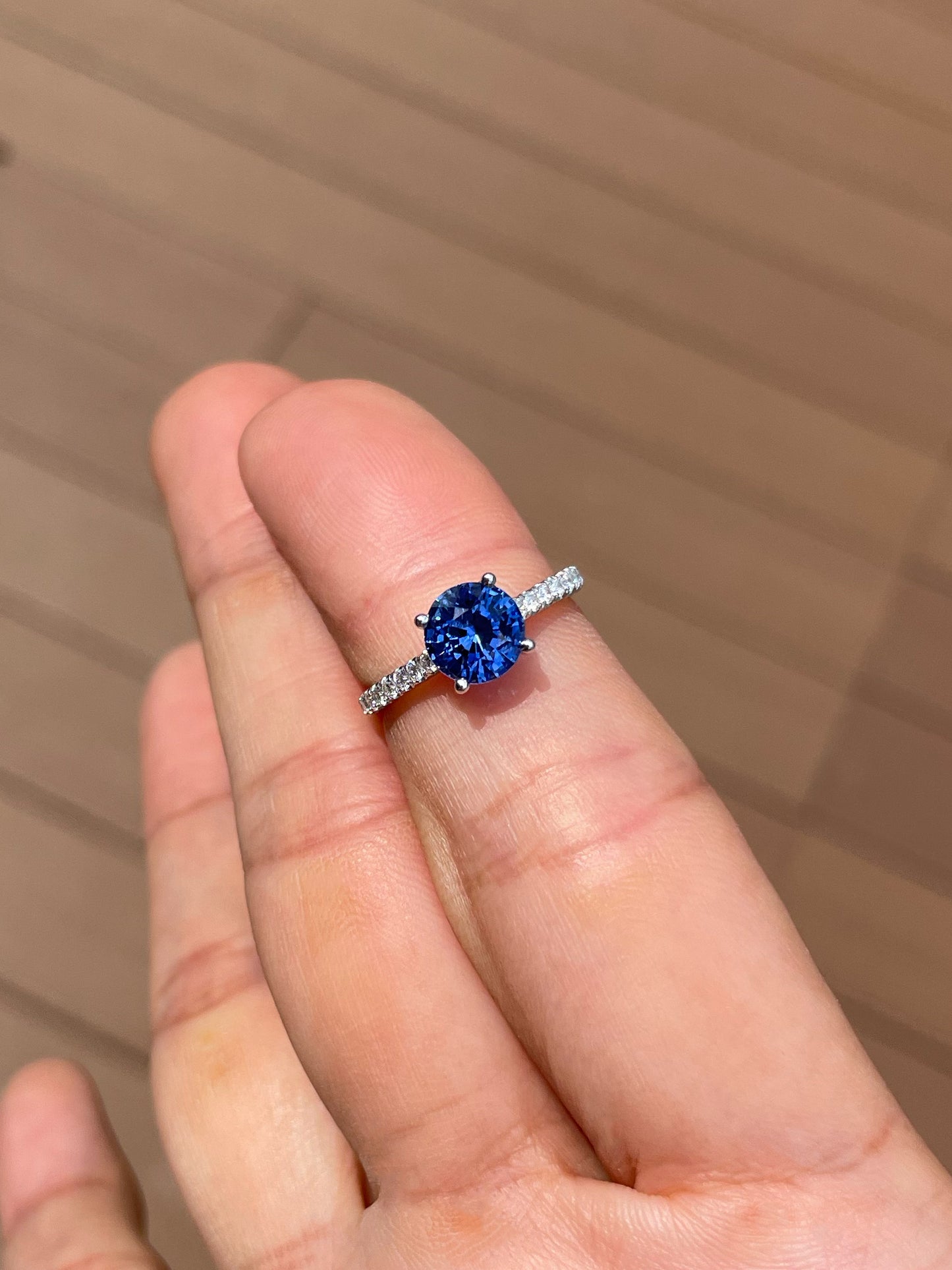 Natural Blue Sapphire Ring - 1.66CT (NJR350)