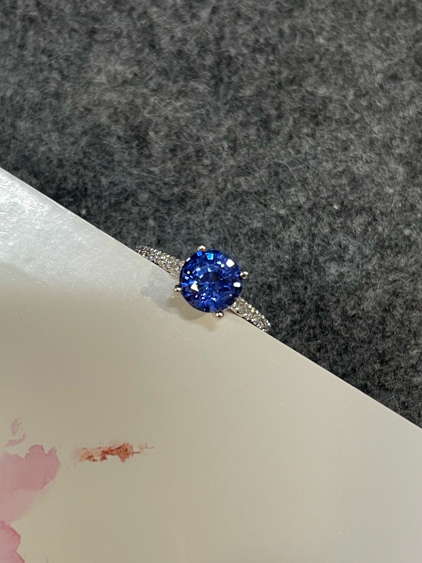 Natural Blue Sapphire Ring - 1.66CT (NJR350)
