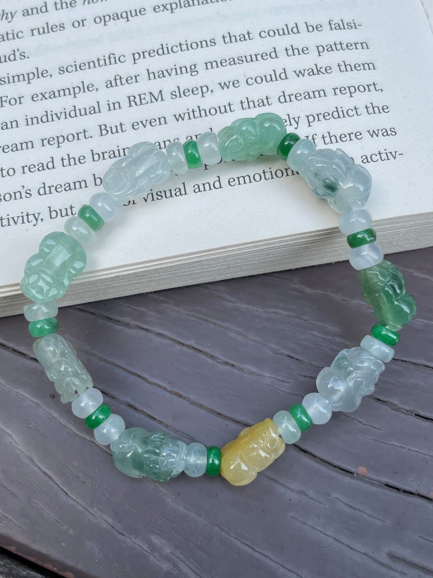 Jadeite Pixiu Bracelet (NJBA008)