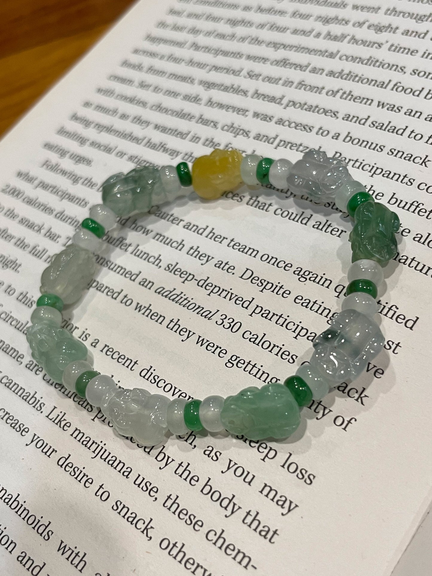 Jadeite Pixiu Bracelet (NJBA008)