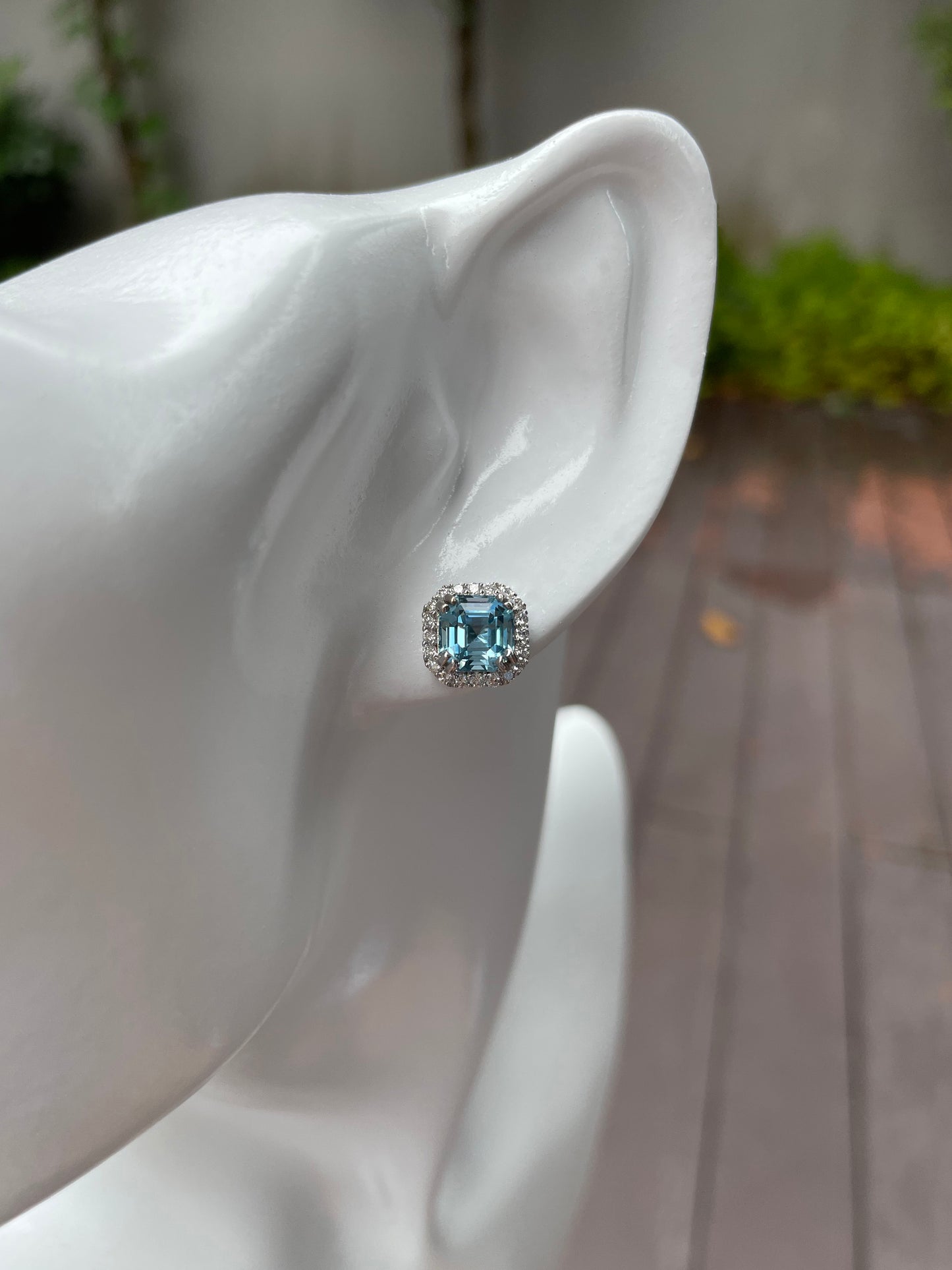 Aquamarine Earrings - 2.75CT (NJE022)