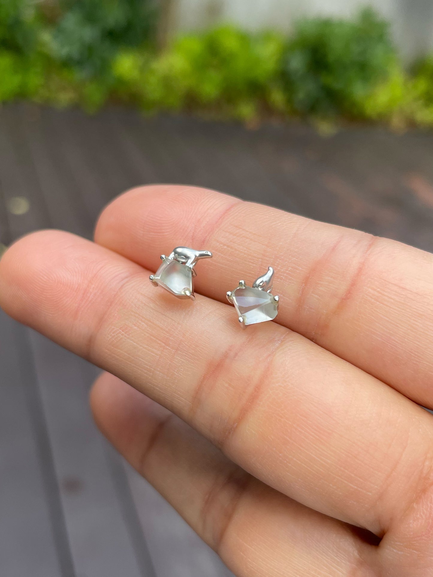 Glassy Jade Earrings (NJE084)
