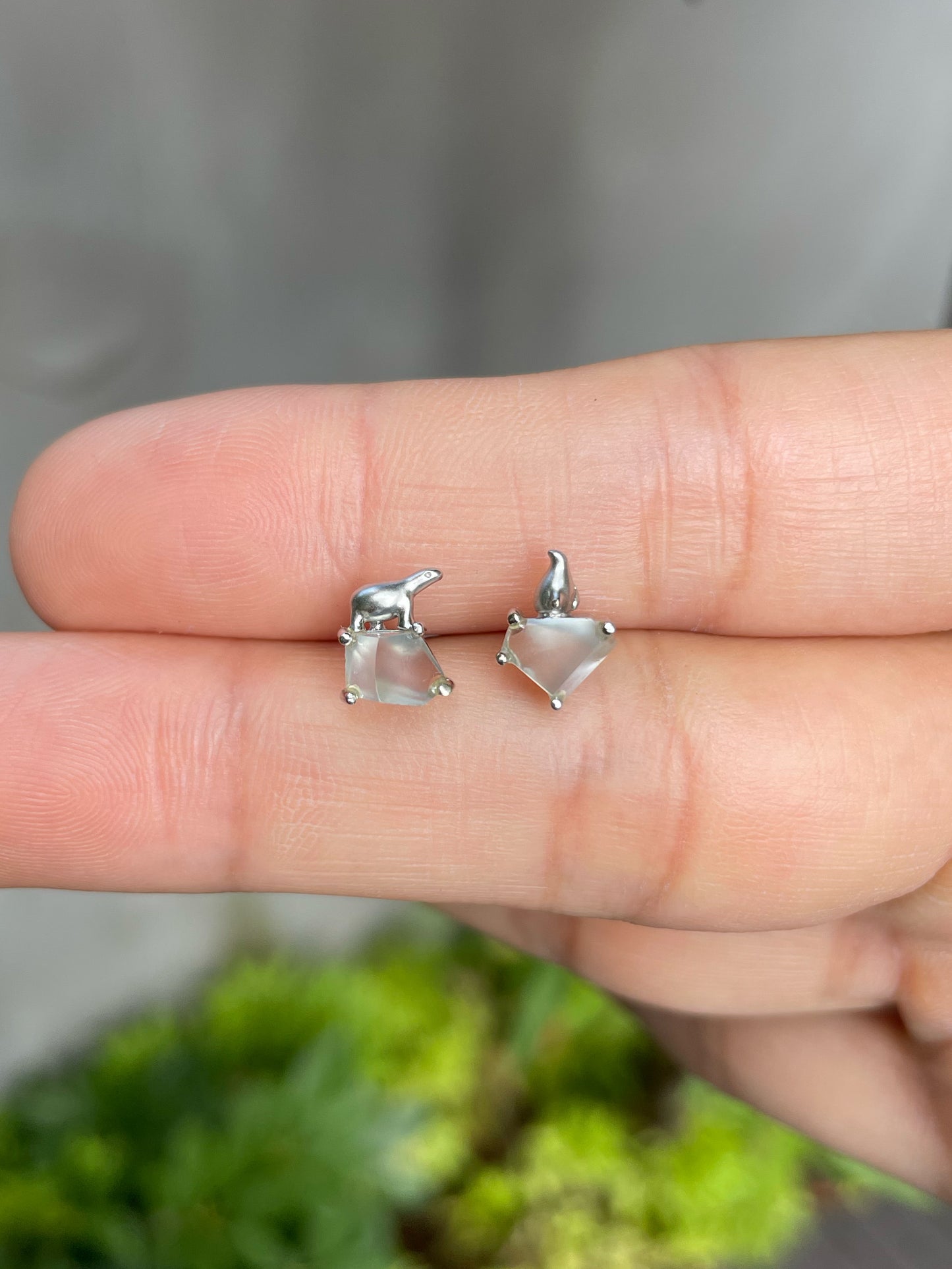 Glassy Jade Earrings (NJE084)