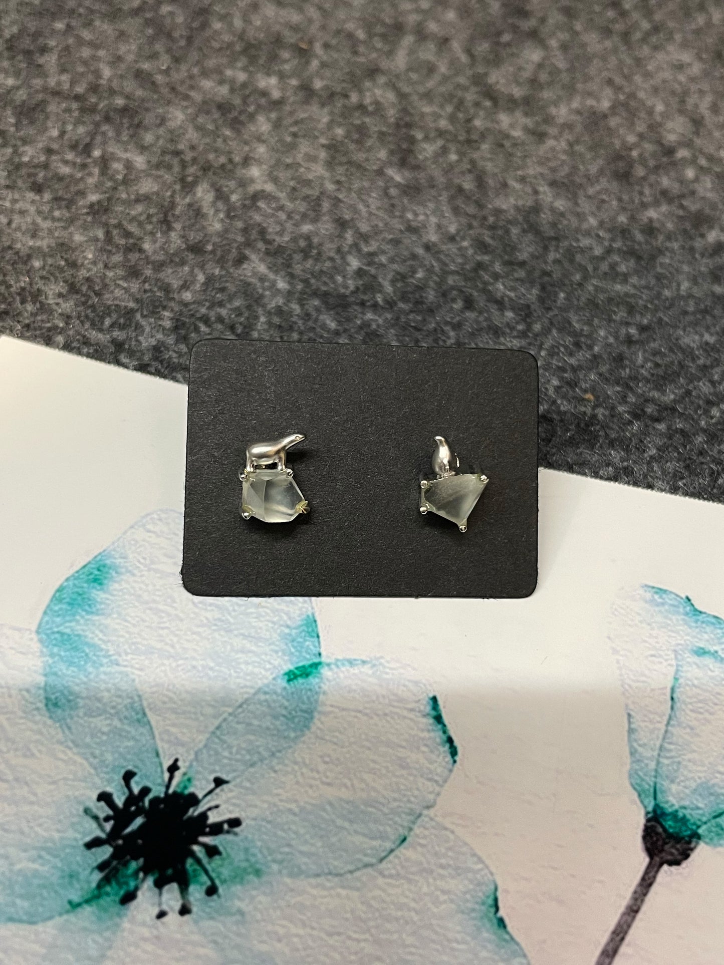 Glassy Jade Earrings (NJE084)