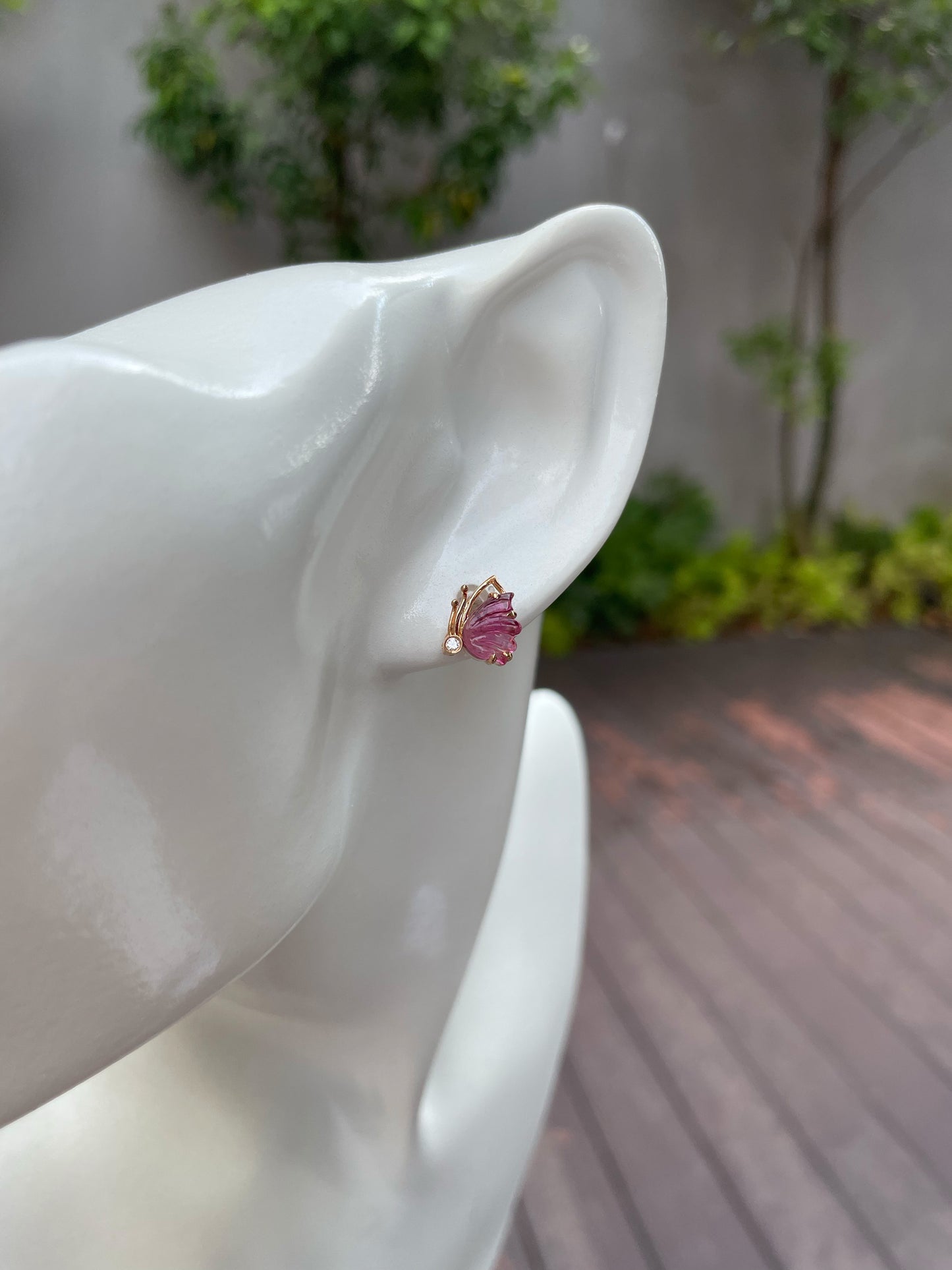 Icy Jade Teardrop Earrings (NJE103)
