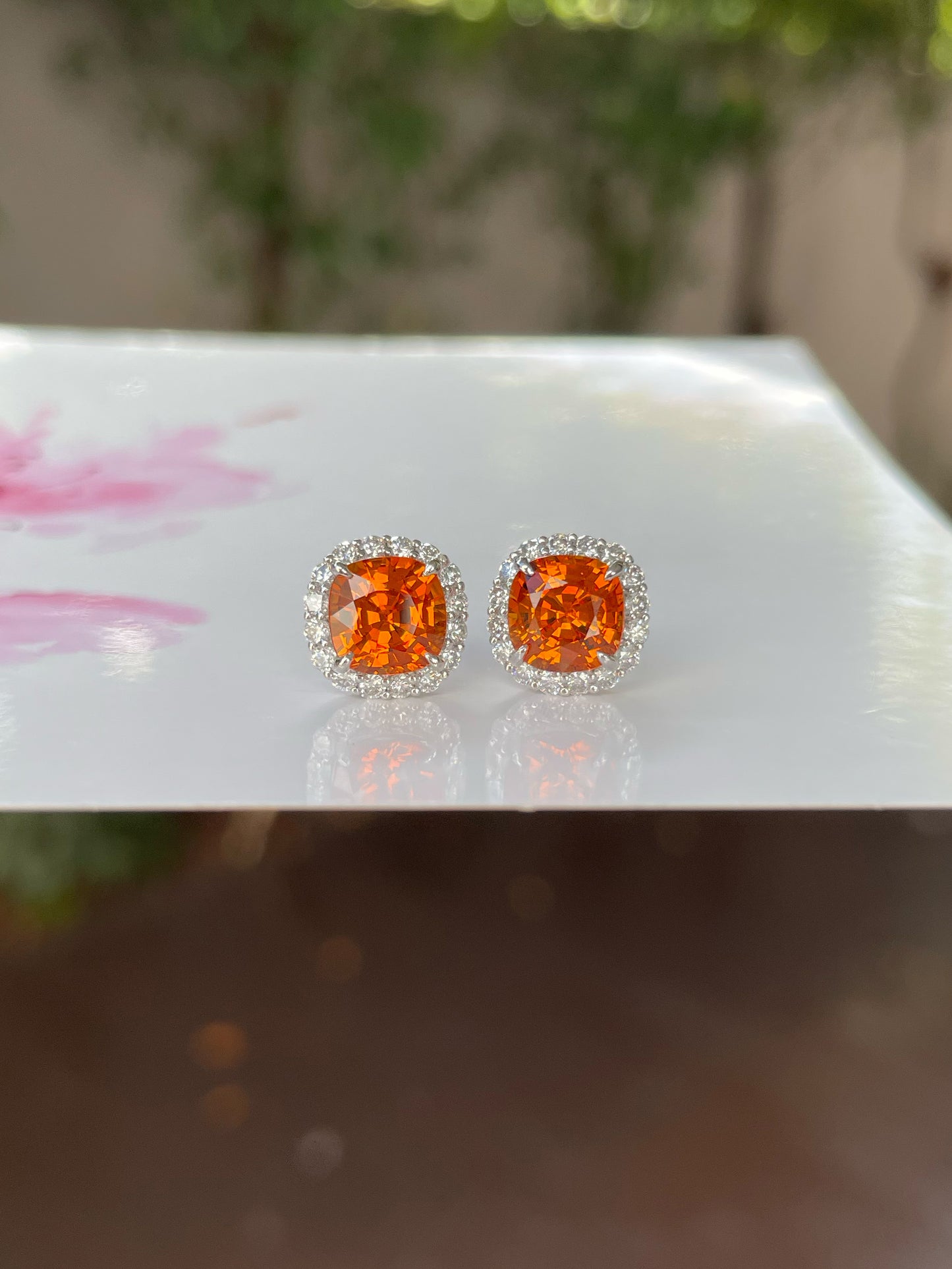 Spessartite Earrings - 3.05CT (NJE121)
