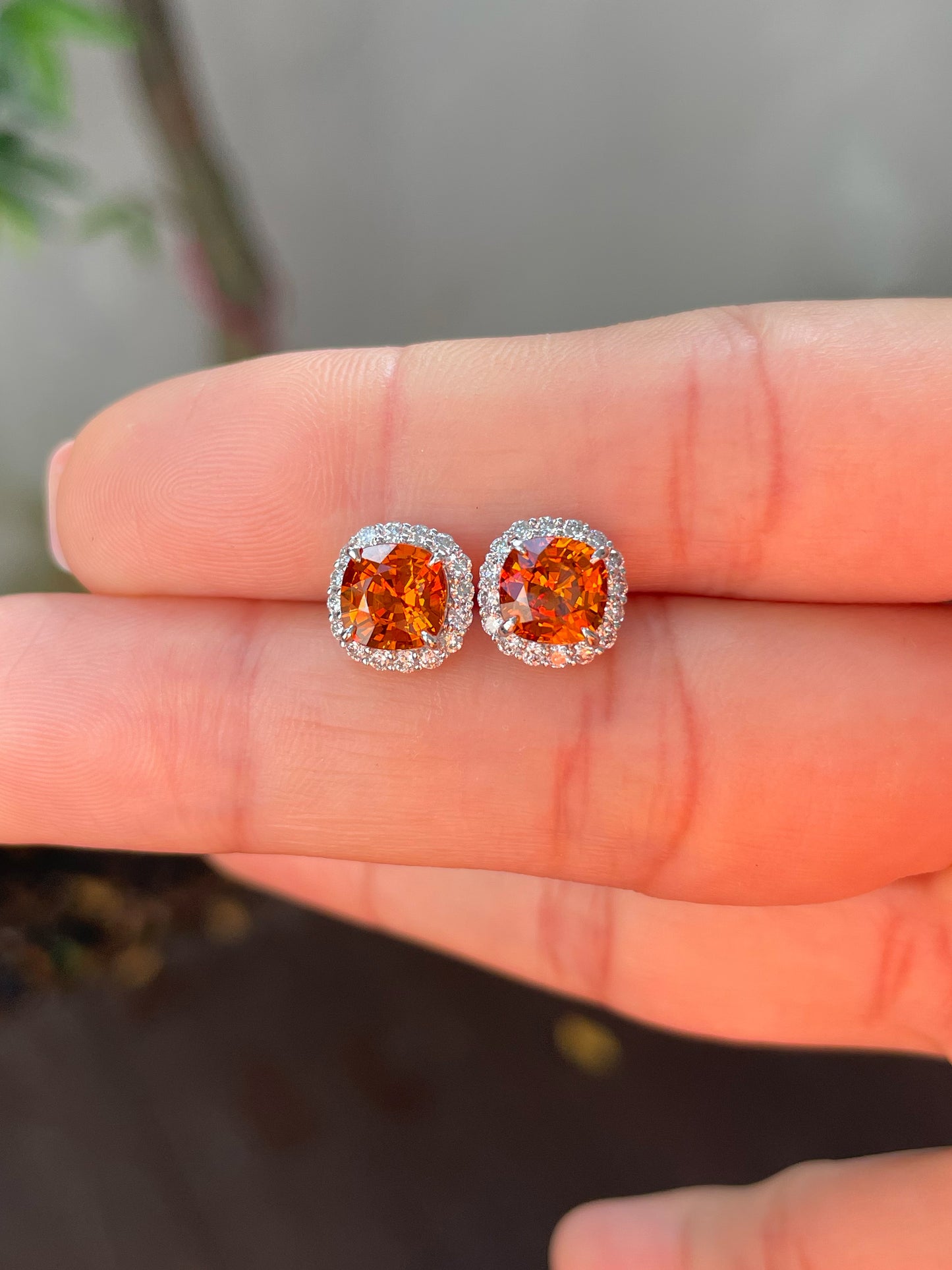 Spessartite Earrings - 3.05CT (NJE121)