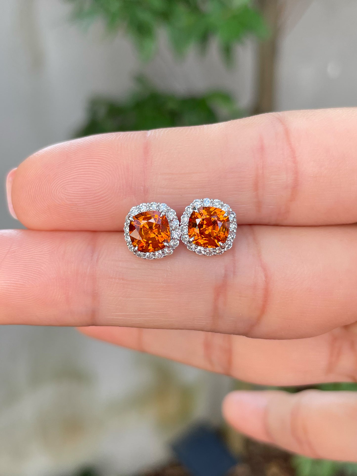 Spessartite Earrings - 3.05CT (NJE121)