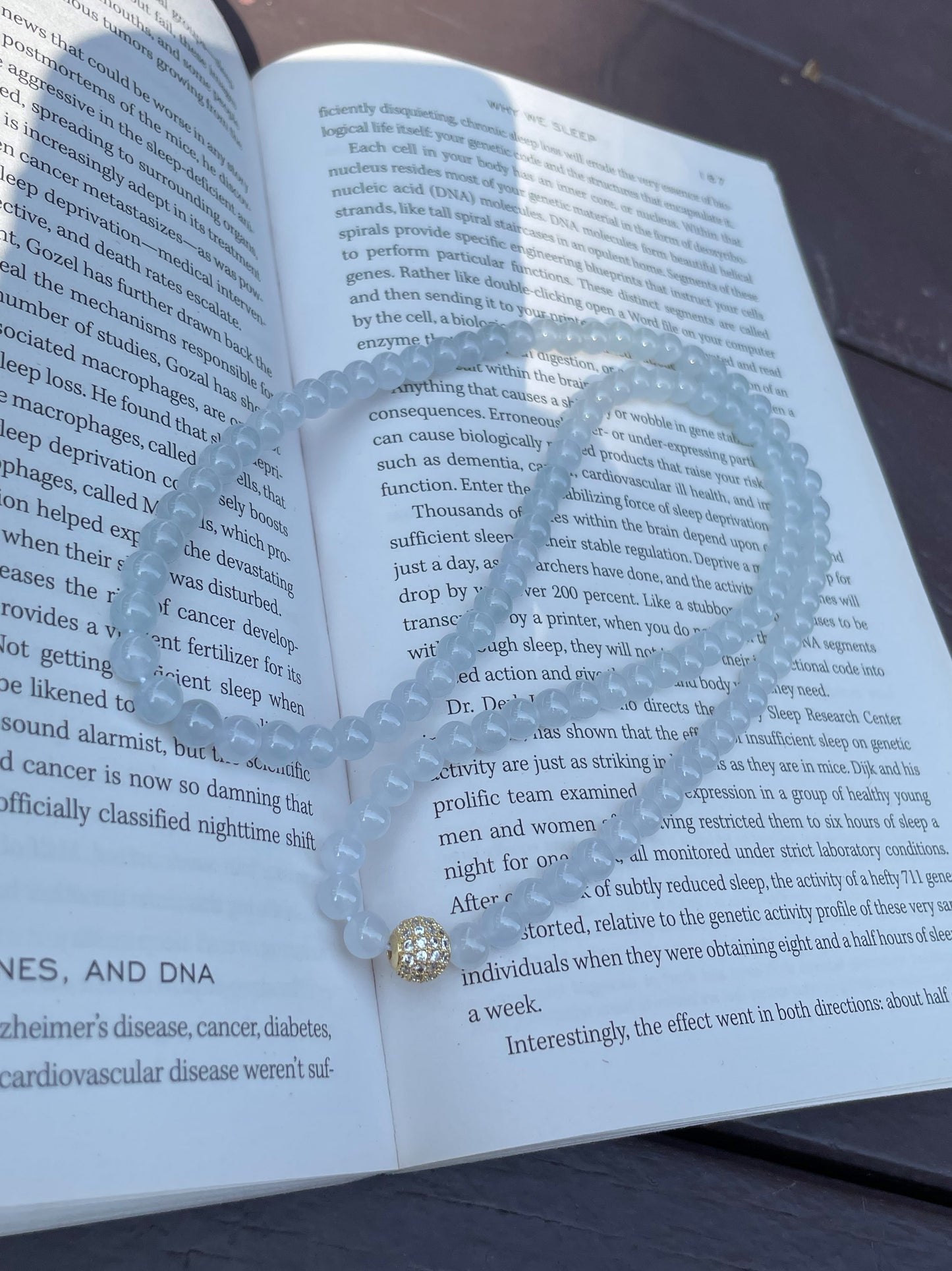 Icy Jadeite Beads Necklace (NJN001)