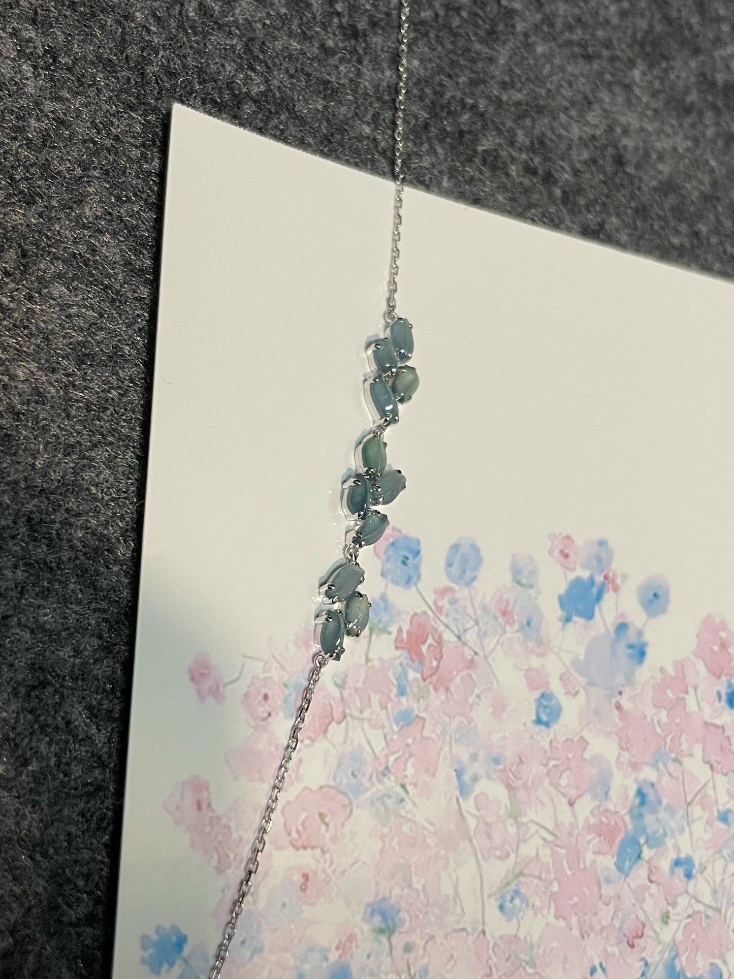 Icy Blue Jade Necklace (NJN021)