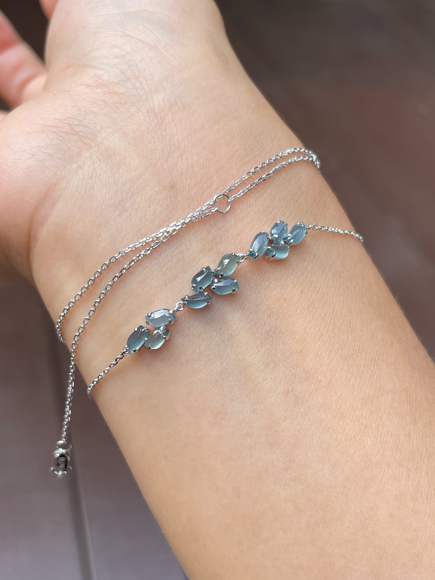 Icy Blue Jade Necklace (NJN021)