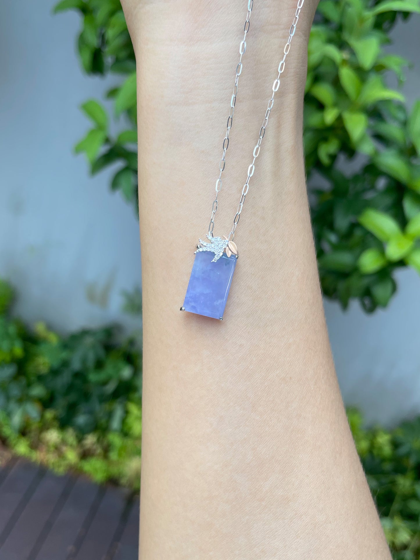 Lavender Jade Pendant (NJP036)