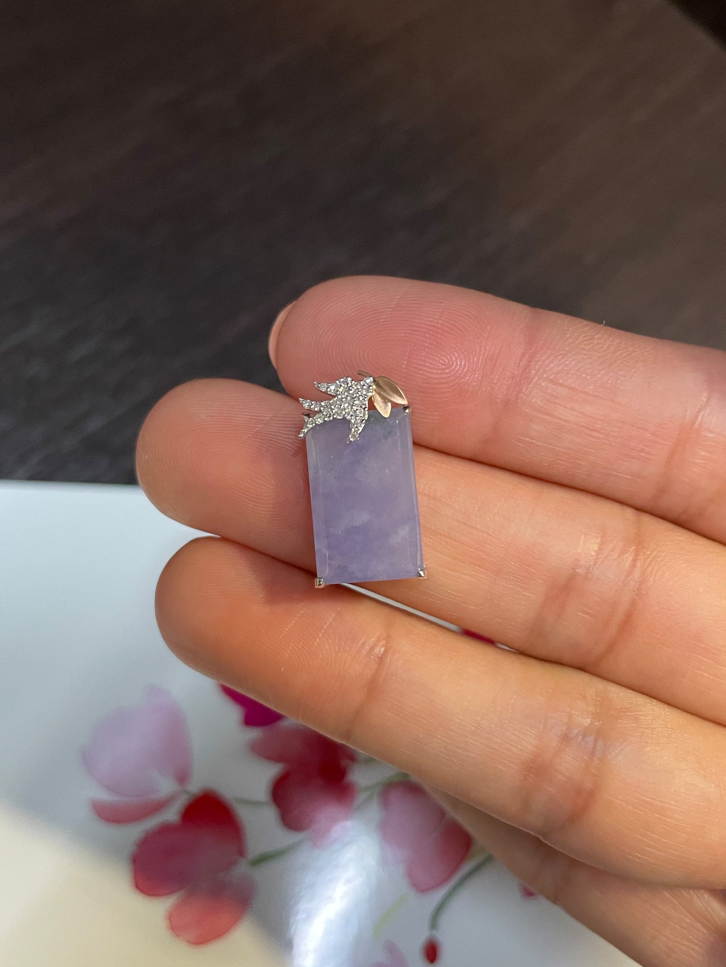 Lavender Jade Pendant (NJP036)