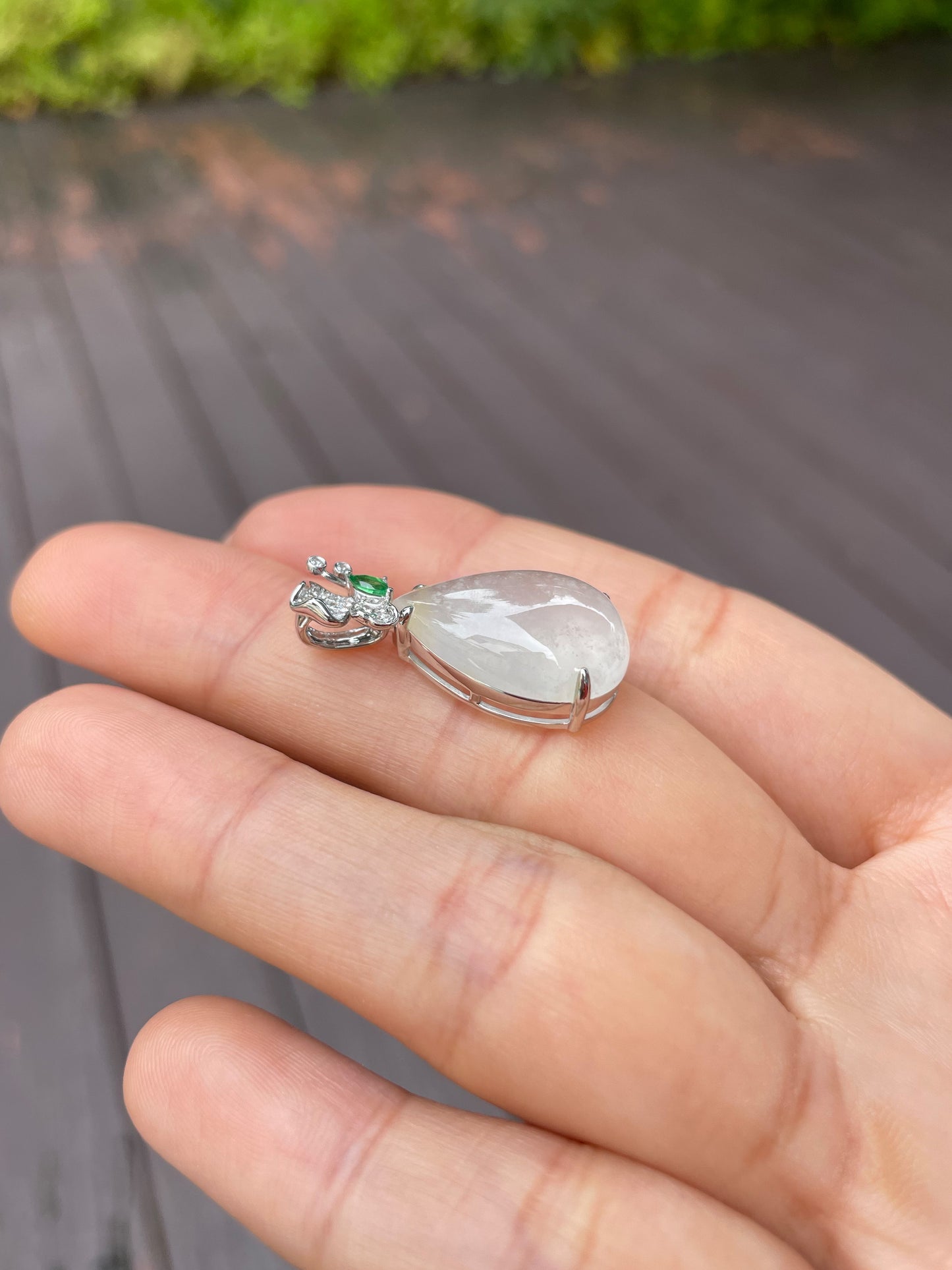 Icy Jadeite Pendant (NJP038)