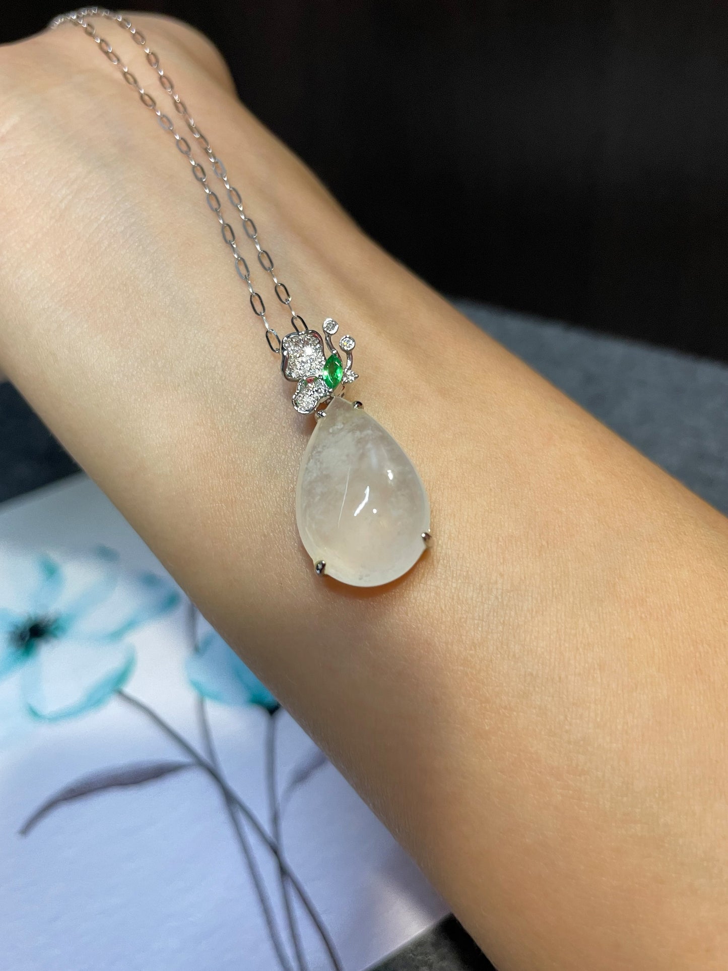 Icy Jadeite Pendant (NJP038)