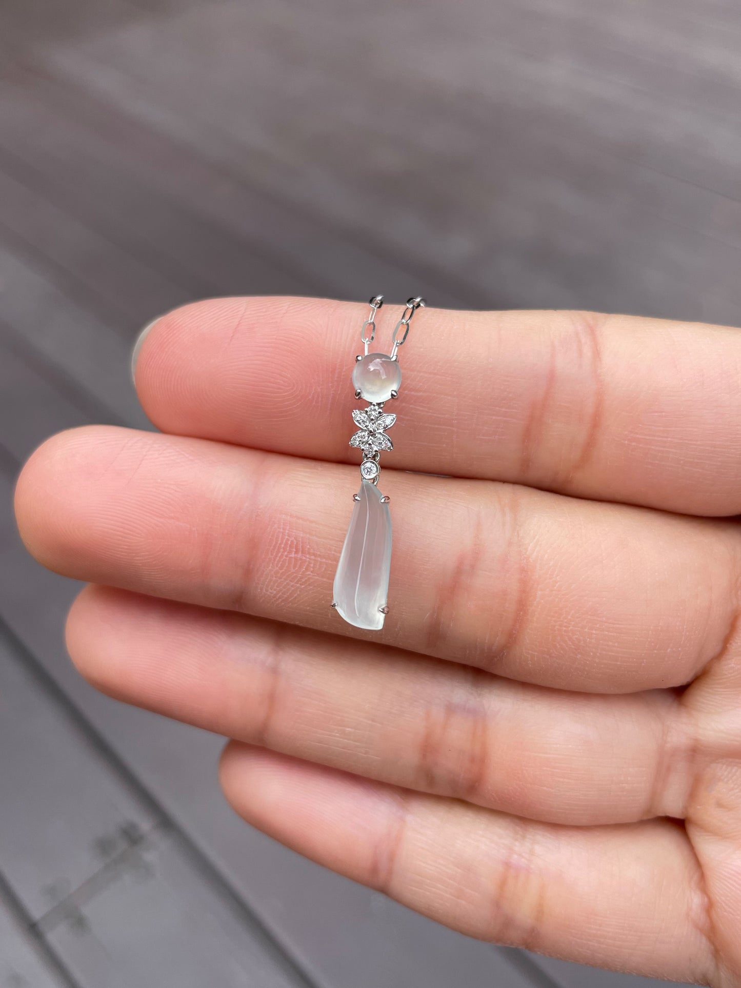 Icy Jadeite Pendant (NJP002)