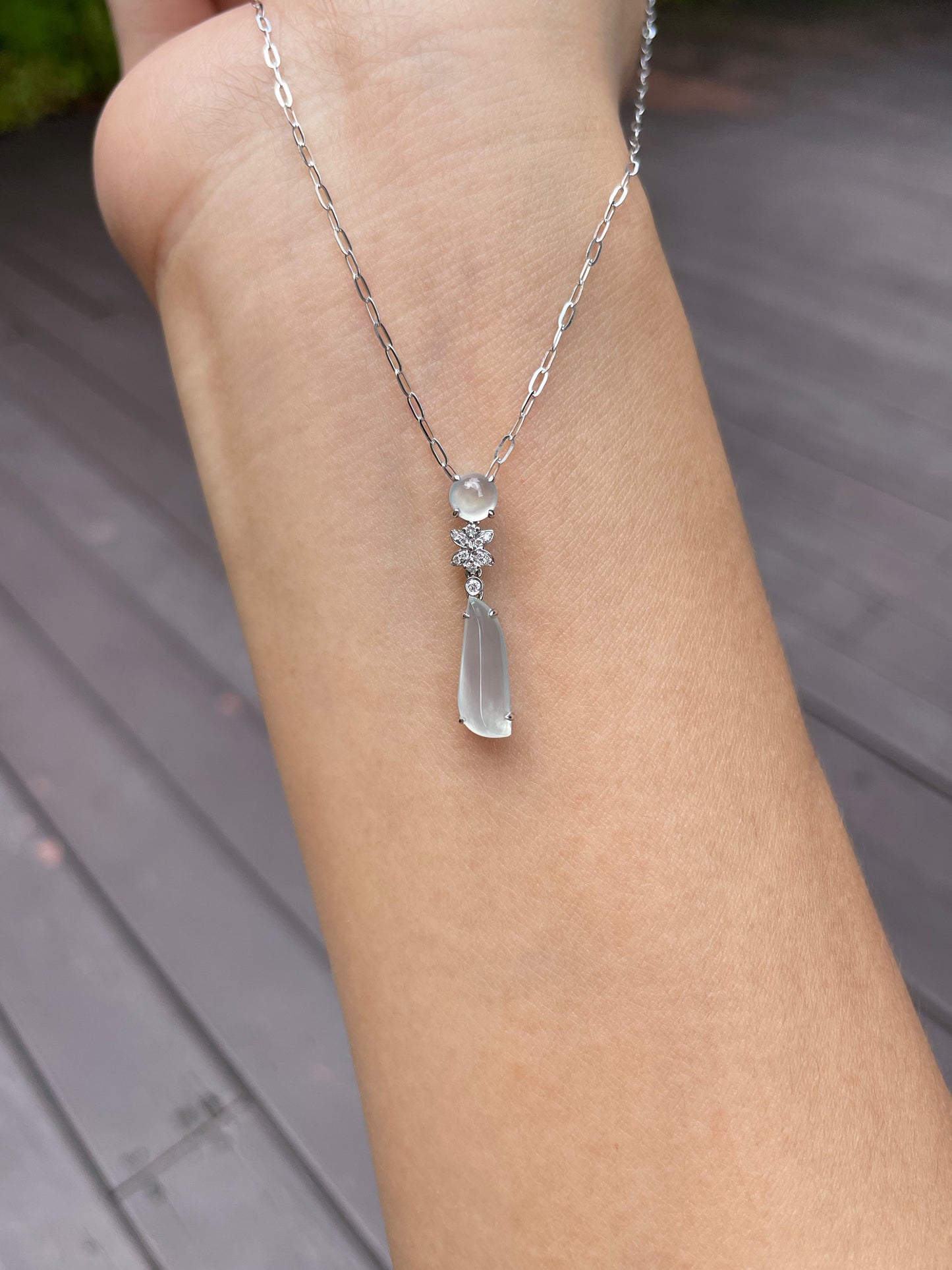 Icy Jadeite Pendant (NJP002)