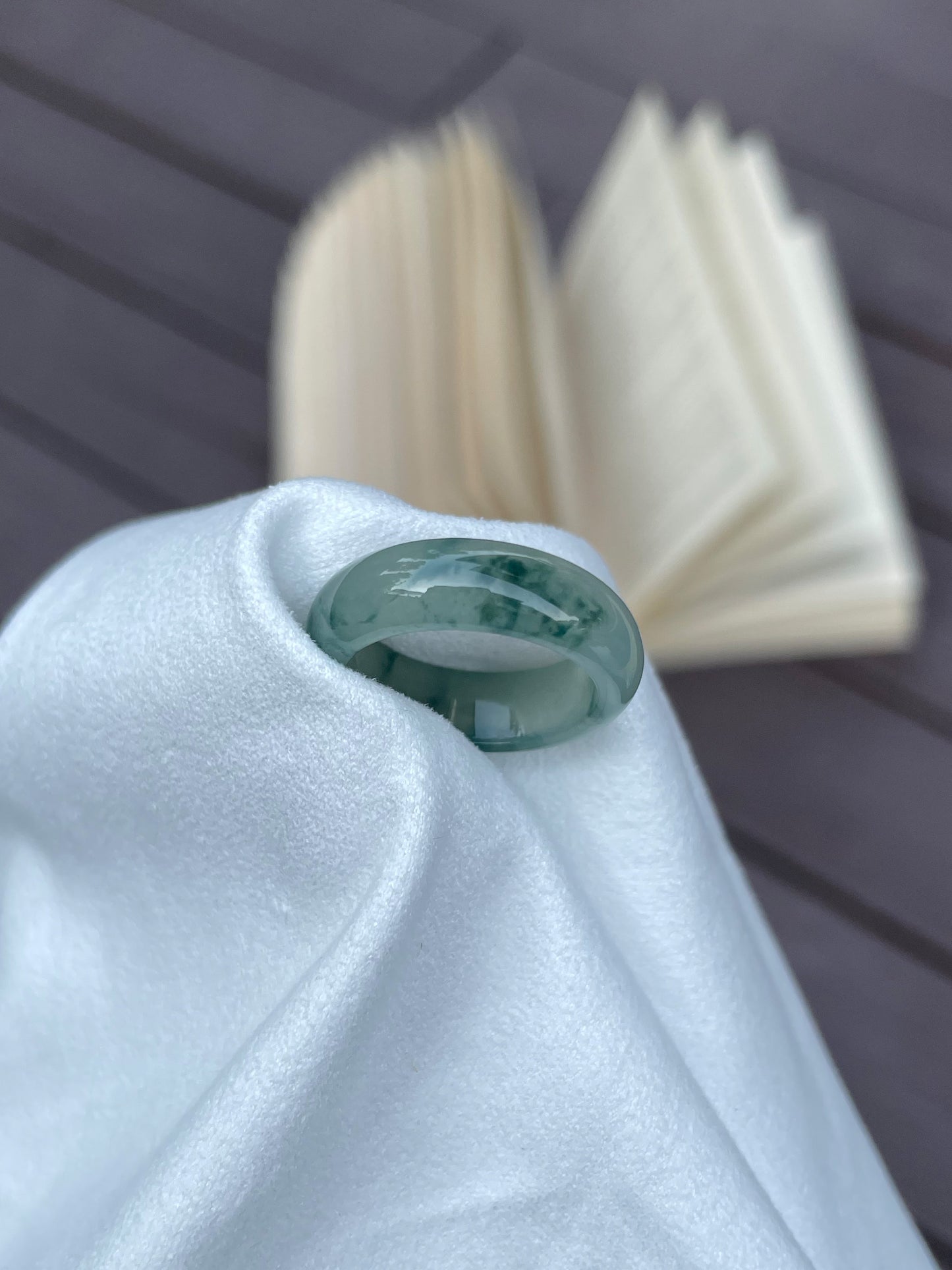 Jadeite Abacus Ring | HK 13.5 (NJR007)