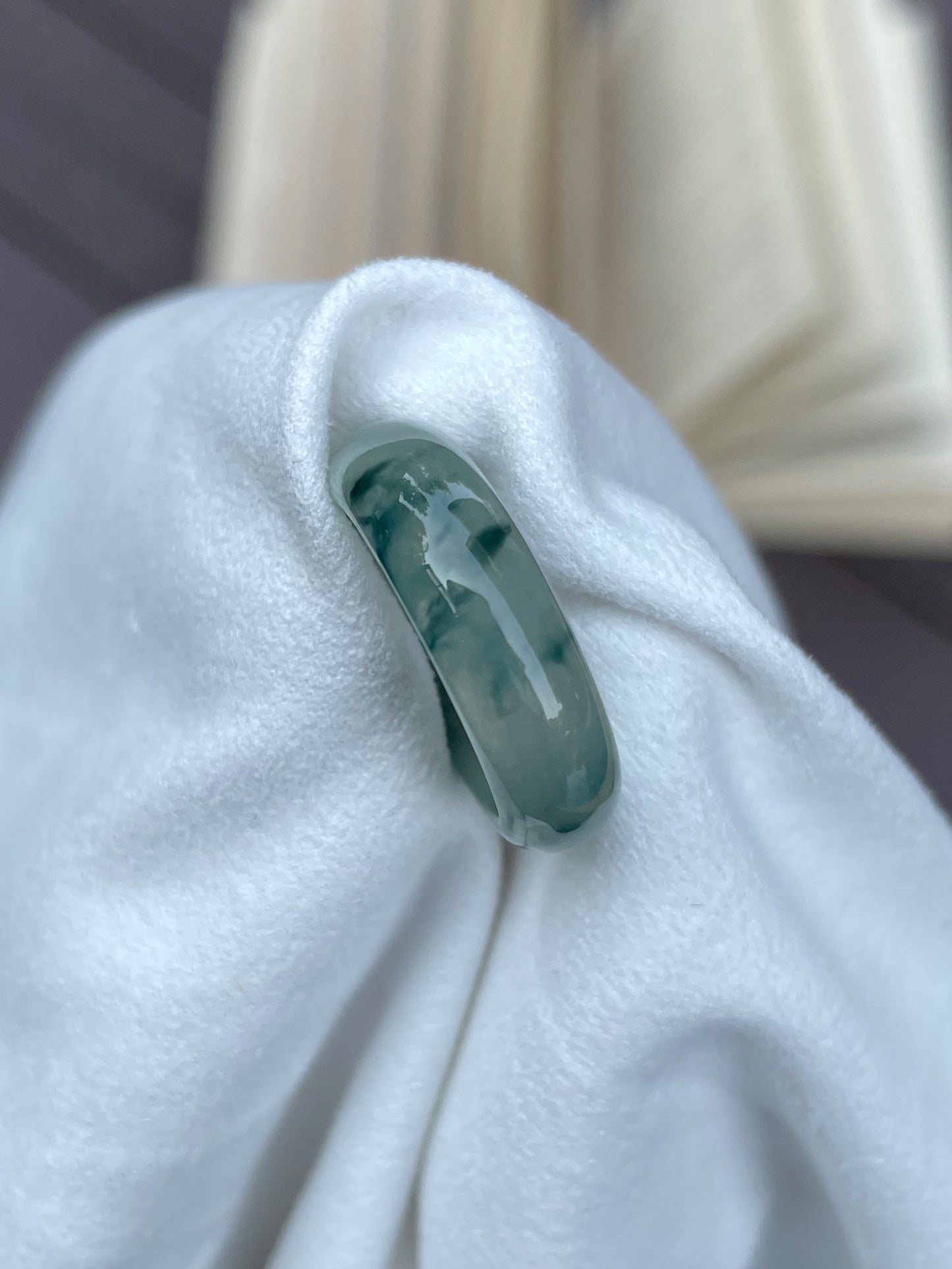 Jadeite Abacus Ring | HK 13.5 (NJR007)