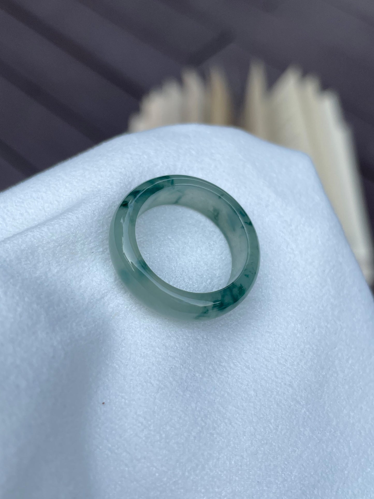 Jadeite Abacus Ring | HK 13.5 (NJR007)