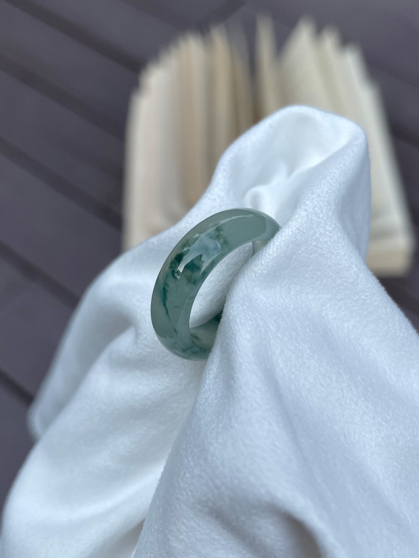 Jadeite Abacus Ring | HK 13.5 (NJR007)