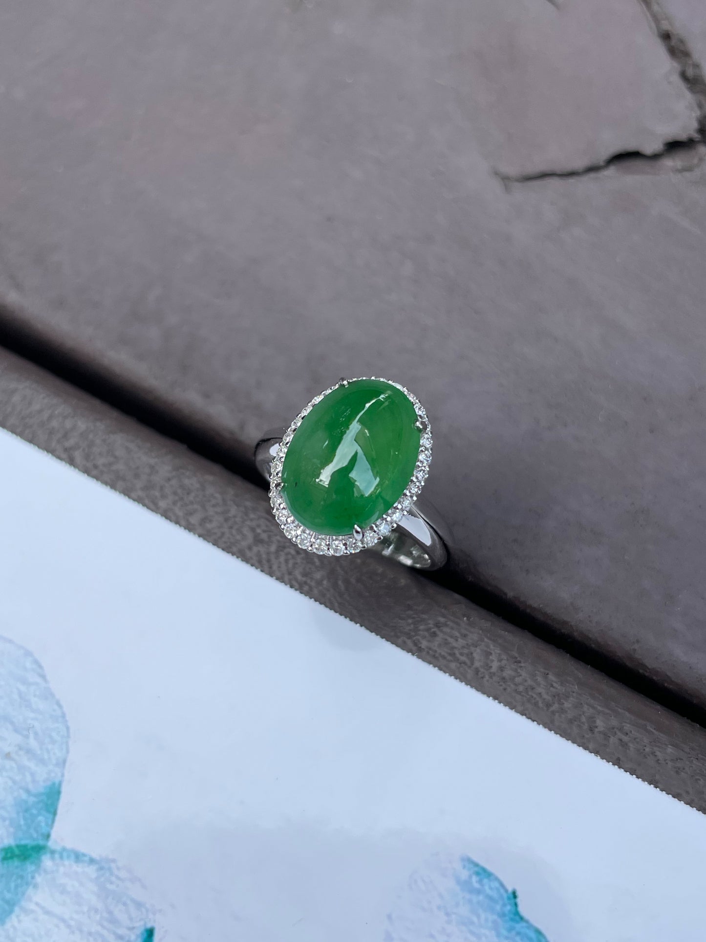 Green Jadeite Ring (NJR009)