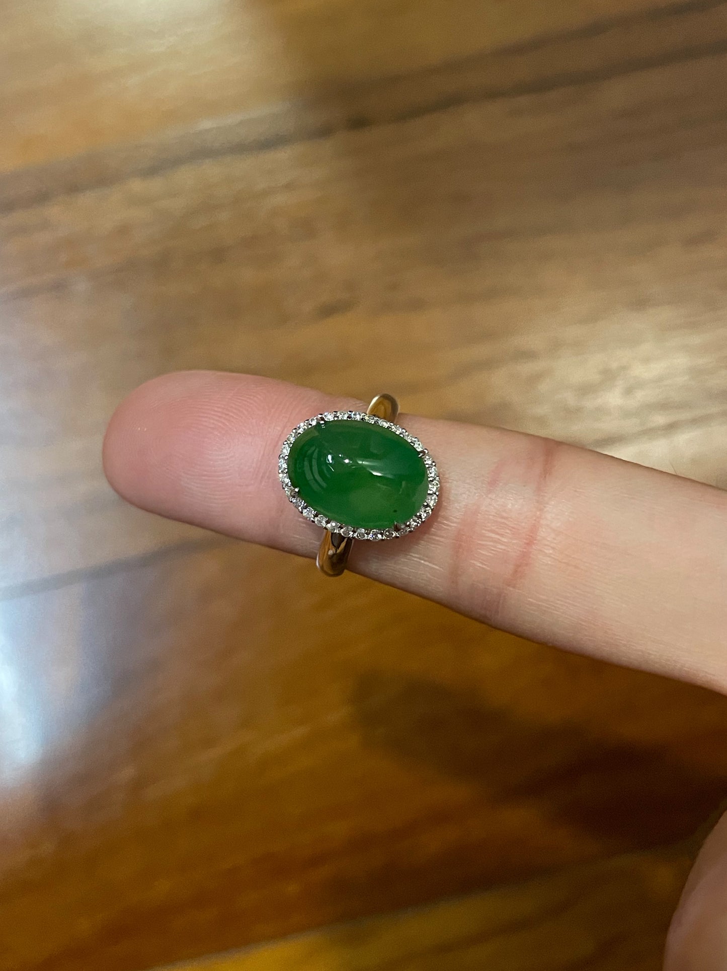 Green Jadeite Ring (NJR009)