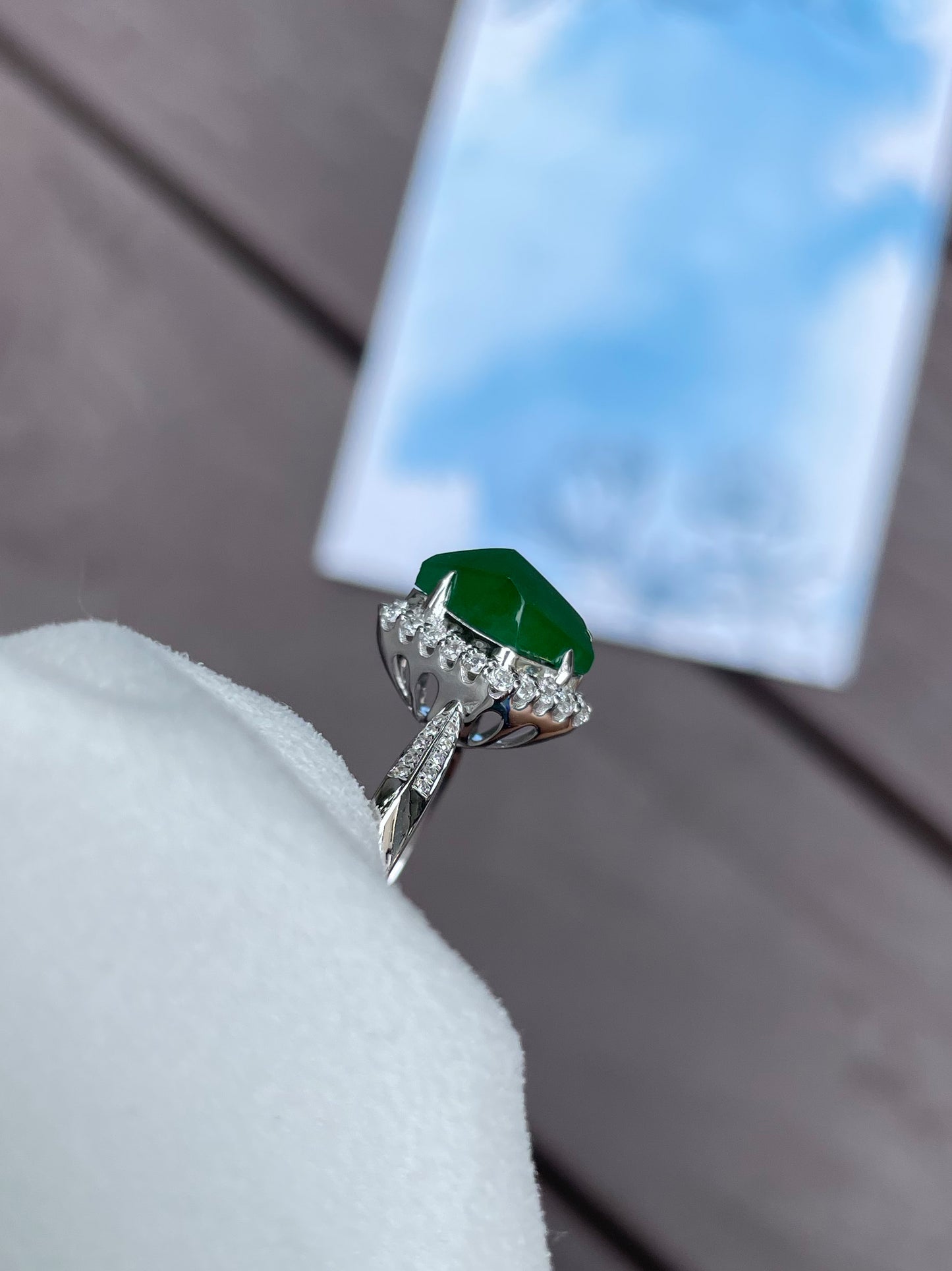 Green Jadeite Ring (NJR022)