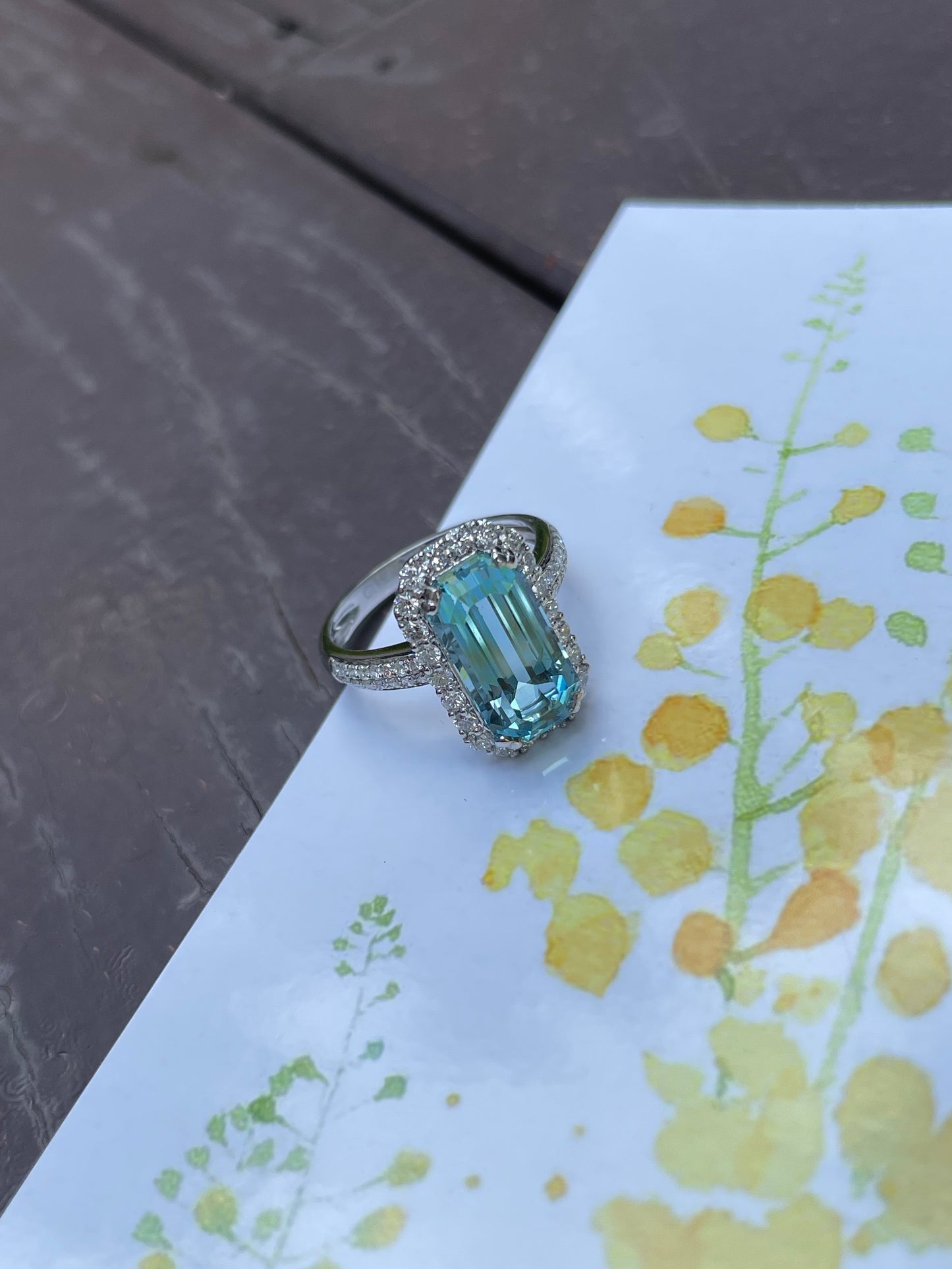 Aquamarine Ring - 3.7CT (NJR026)