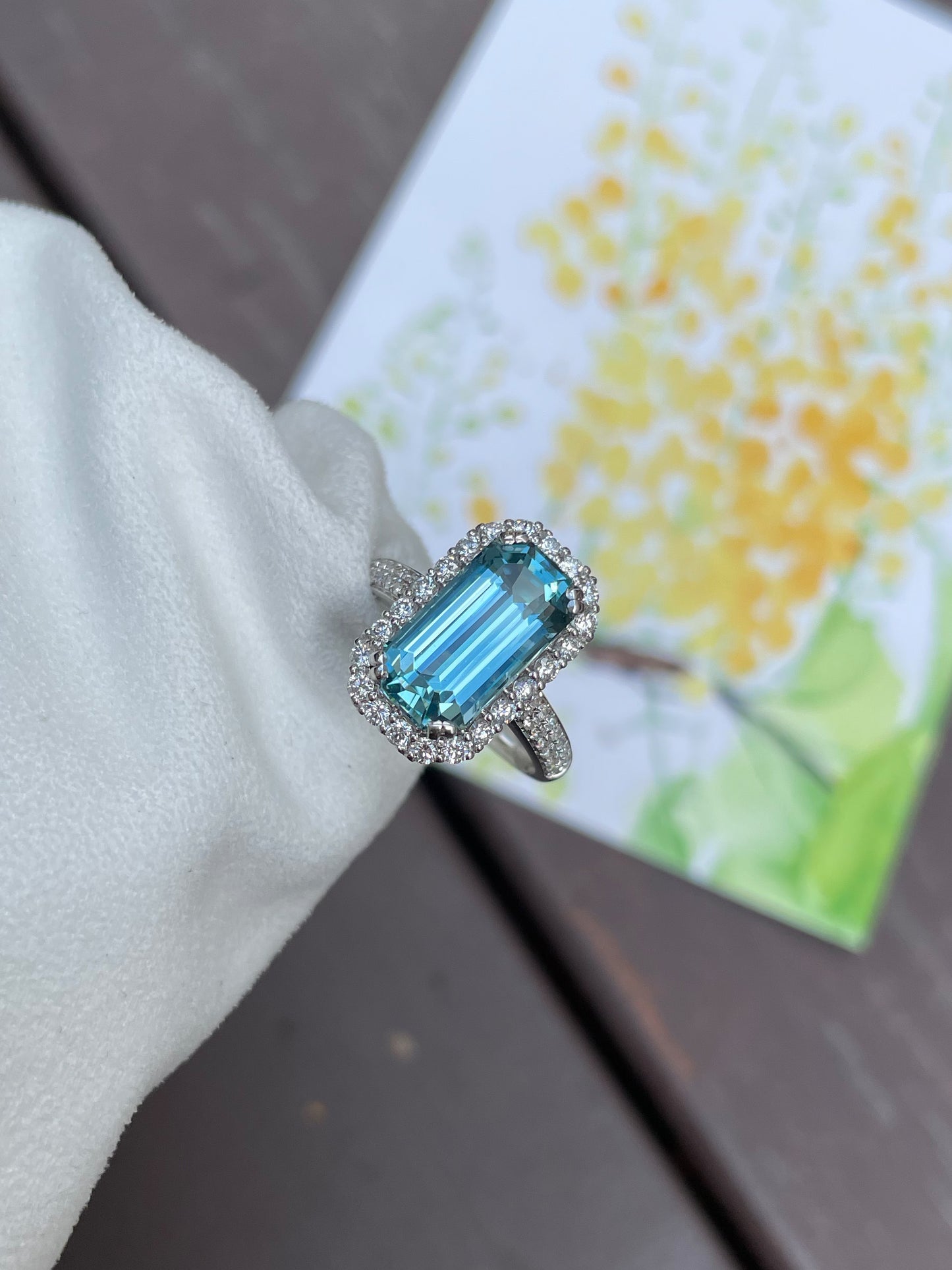 Aquamarine Ring - 3.7CT (NJR026)