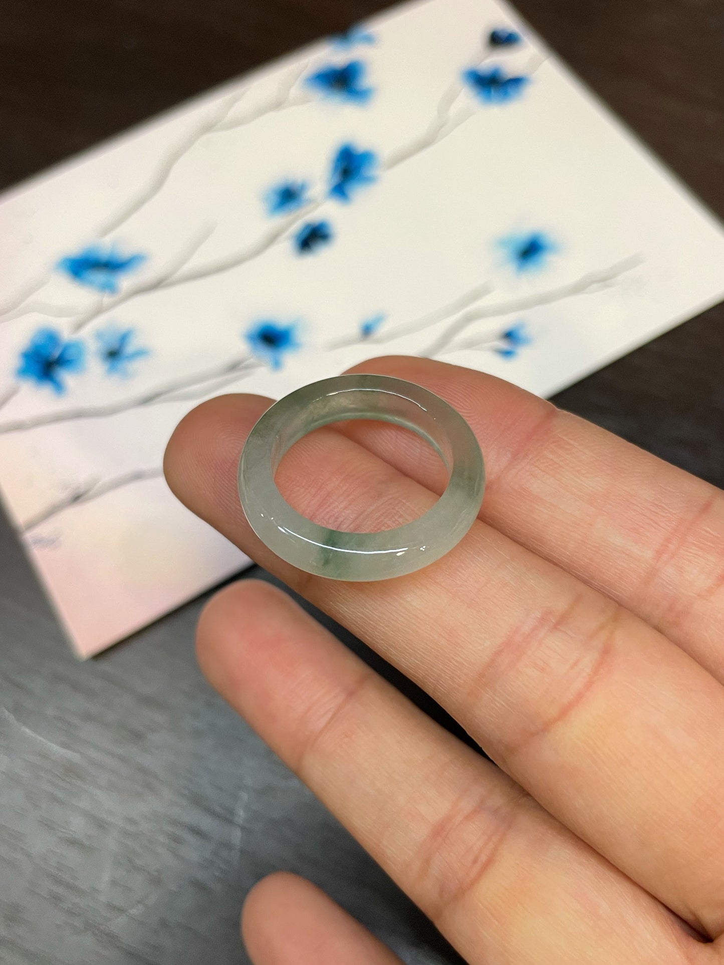 Icy Jade Abacus Ring | HK 16.5 (NJR043)
