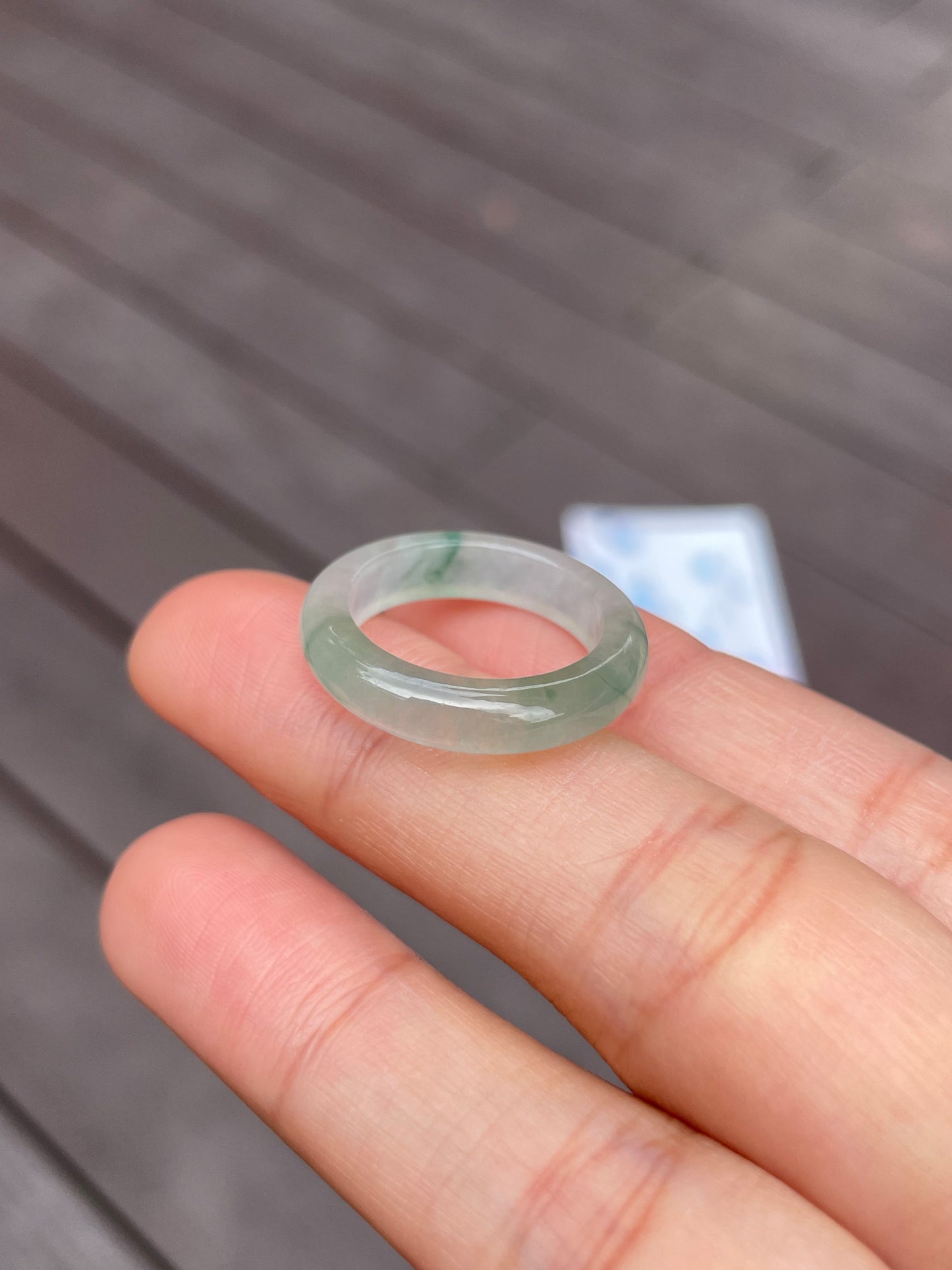Icy Jade Abacus Ring | HK 16.5 (NJR043)