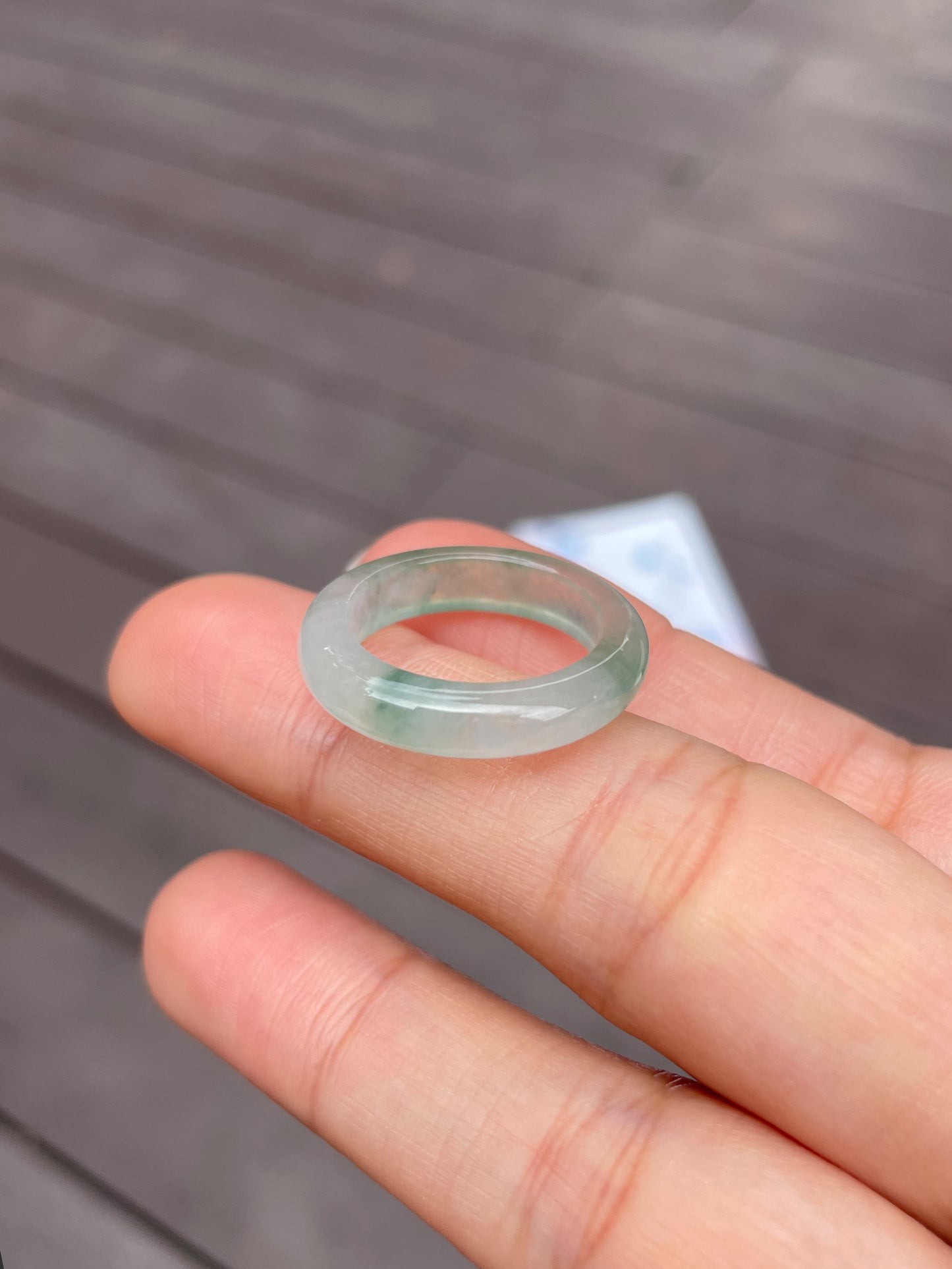 Icy Jade Abacus Ring | HK 16.5 (NJR043)
