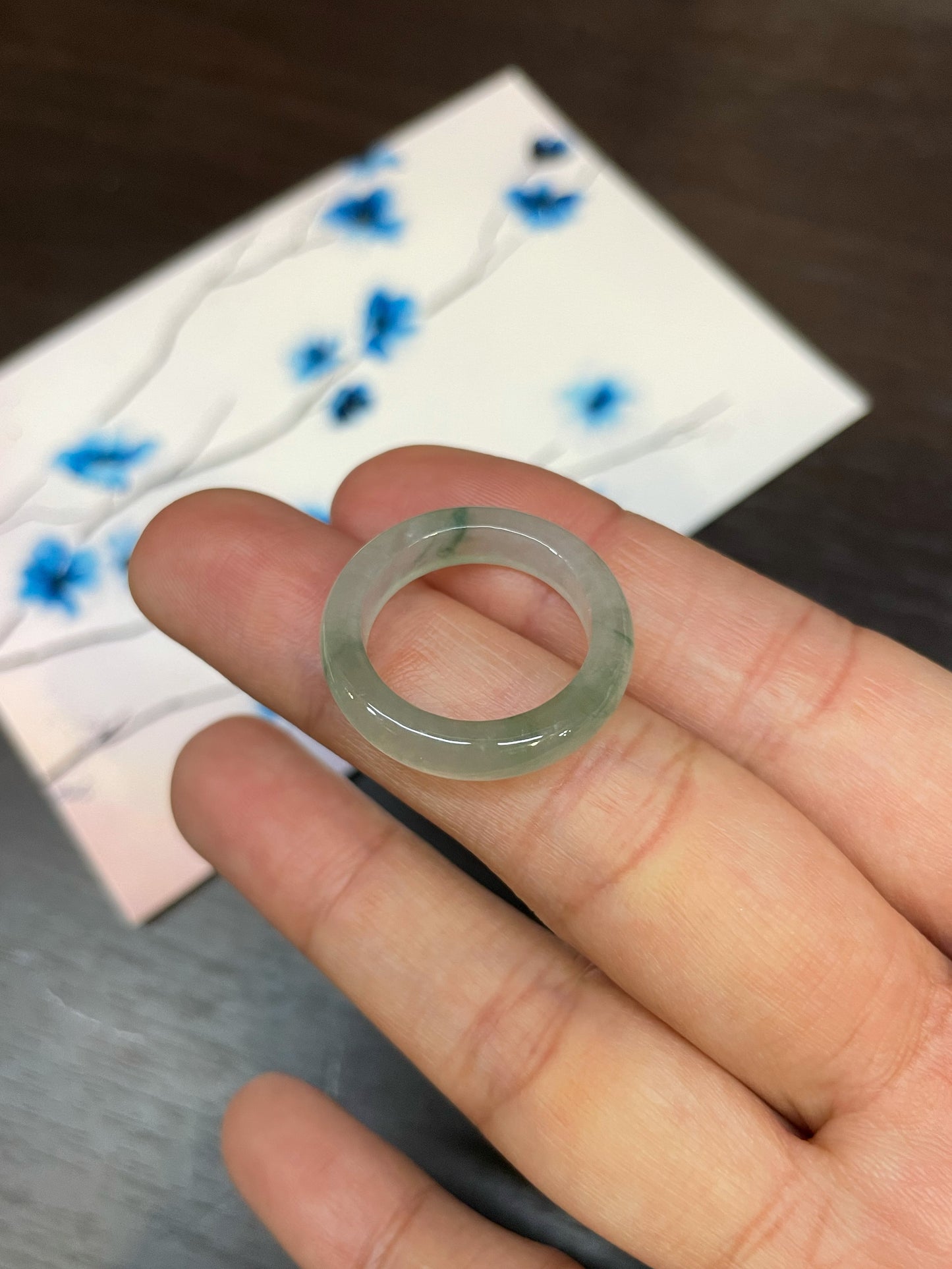 Icy Jade Abacus Ring | HK 16.5 (NJR043)