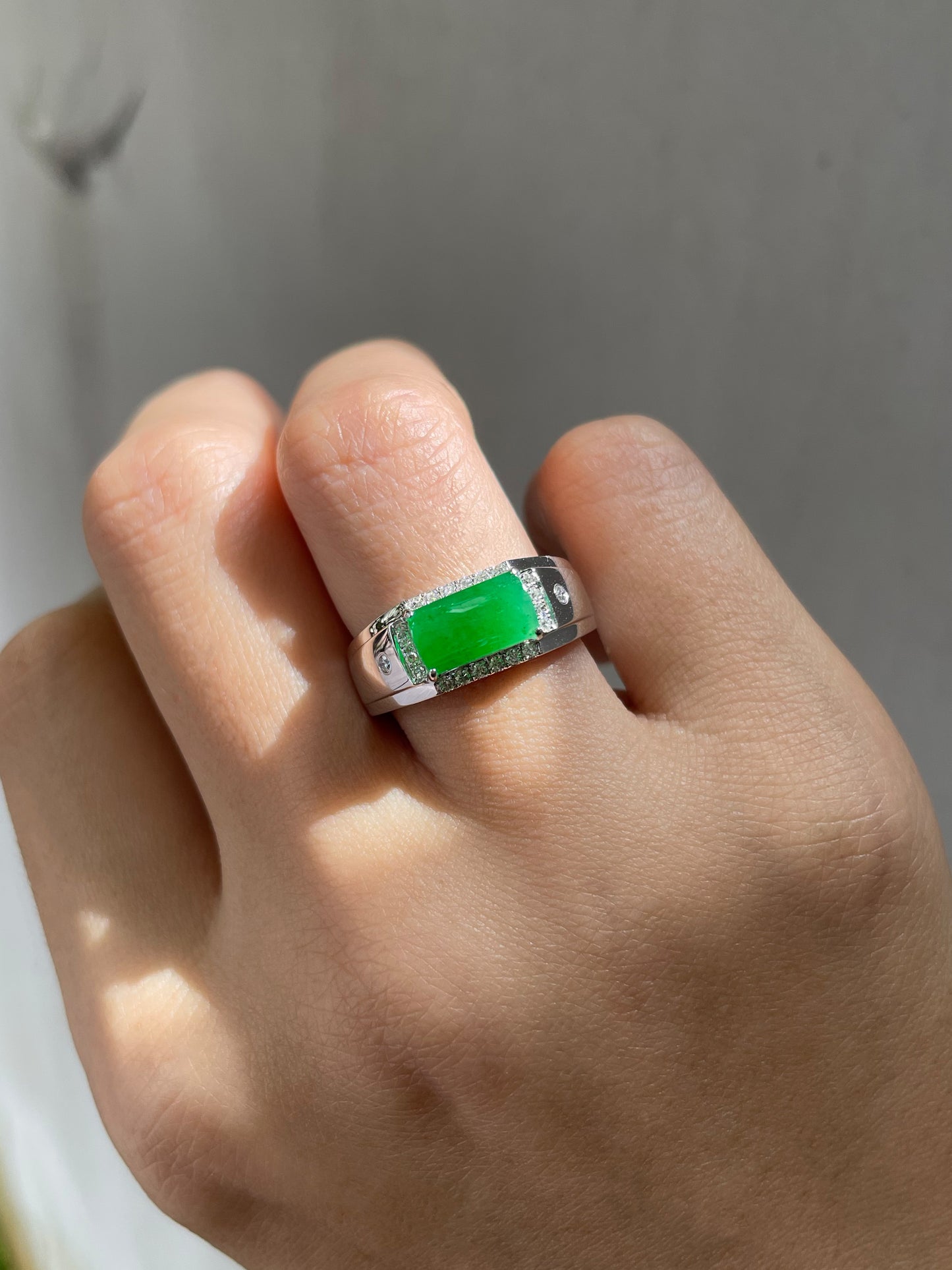 Green Jade Ring (NJR053)