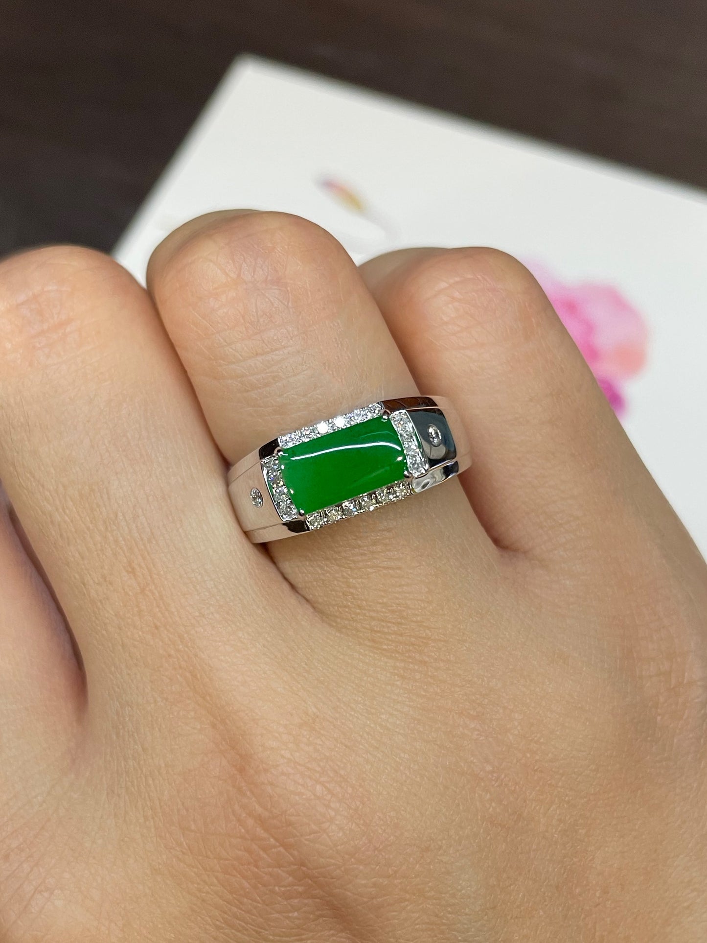 Green Jade Ring (NJR053)