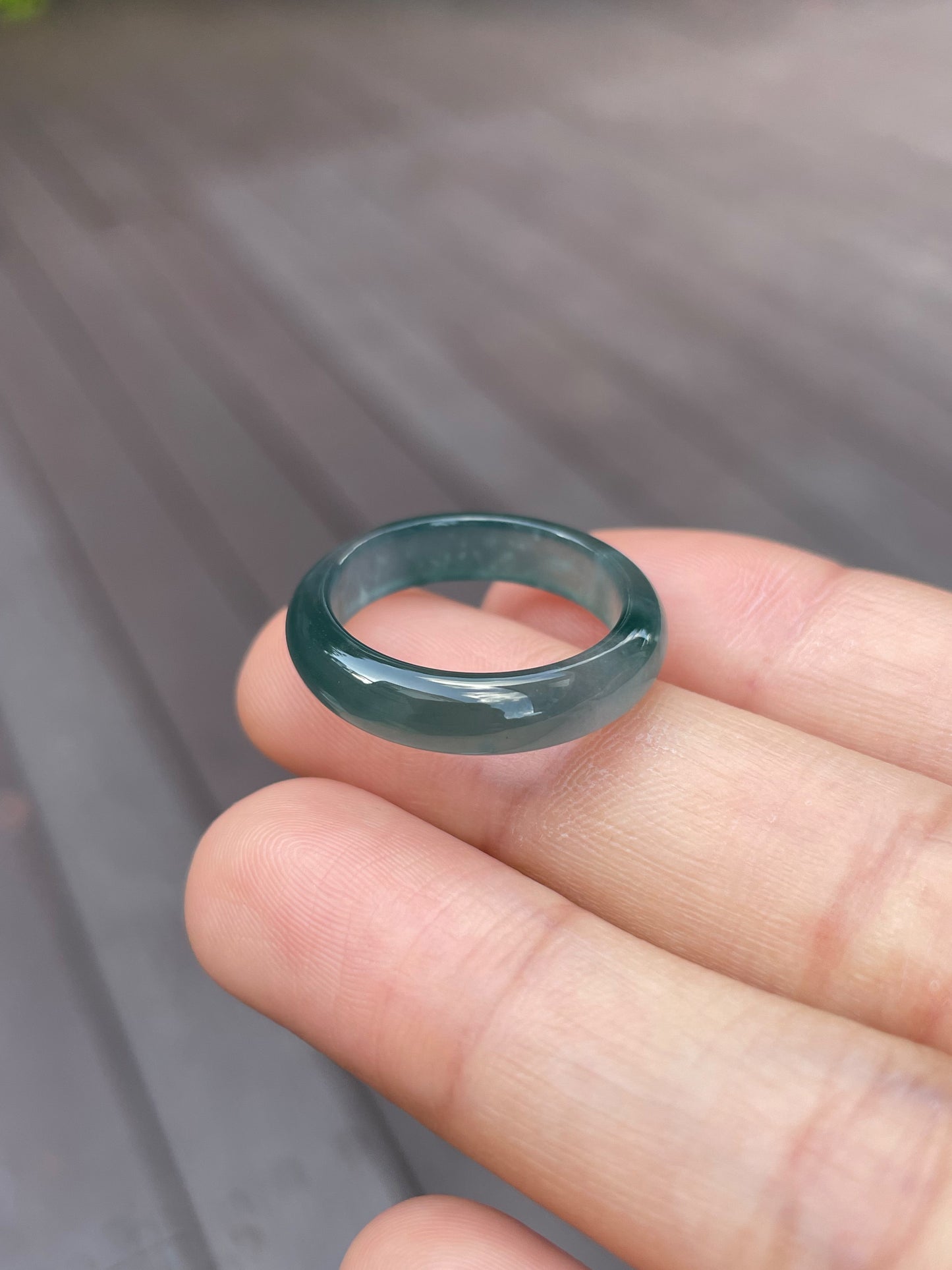Blue Jade Abacus Ring | HK 19 (NJR064)