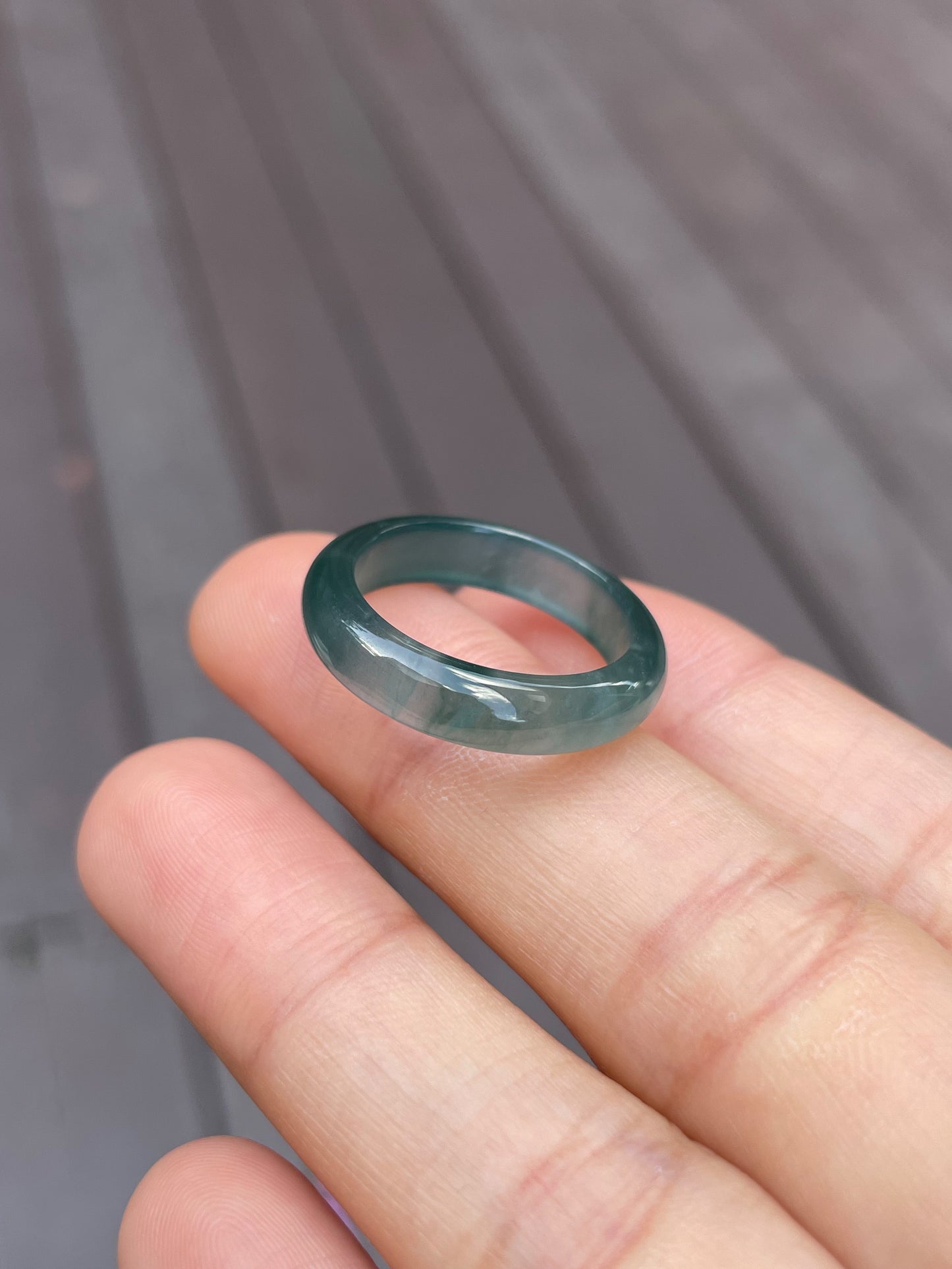 Blue Jade Abacus Ring | HK 19 (NJR064)