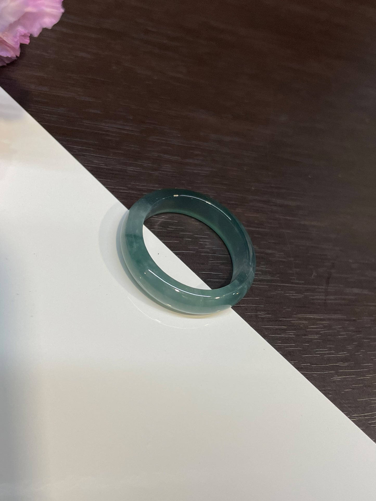 Blue Jade Abacus Ring | HK 19 (NJR064)
