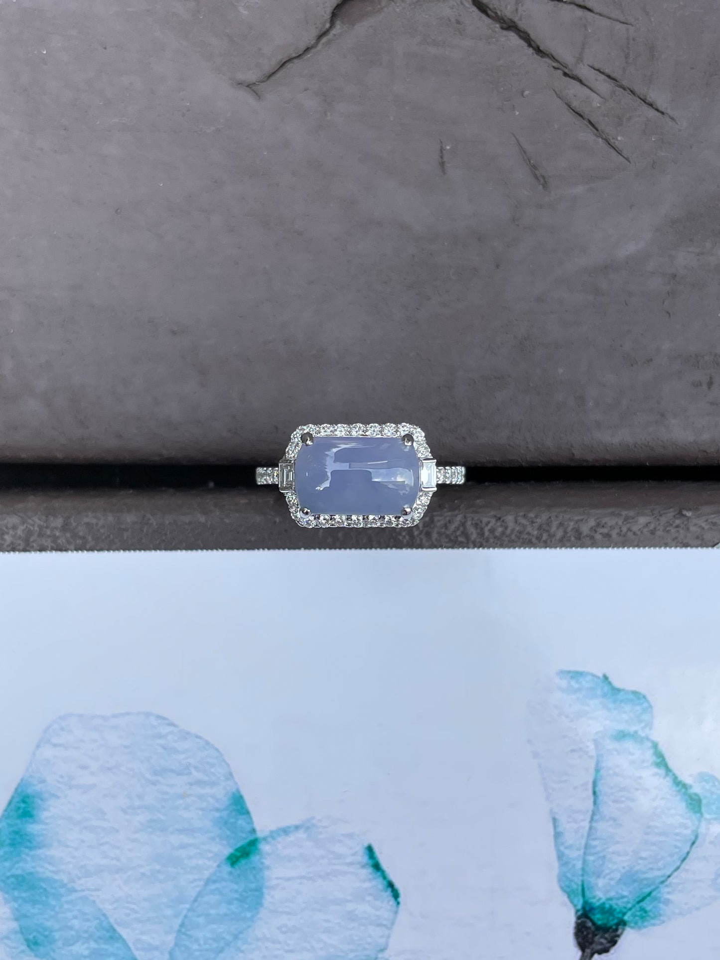 Lavender Jadeite Ring (NJR071)