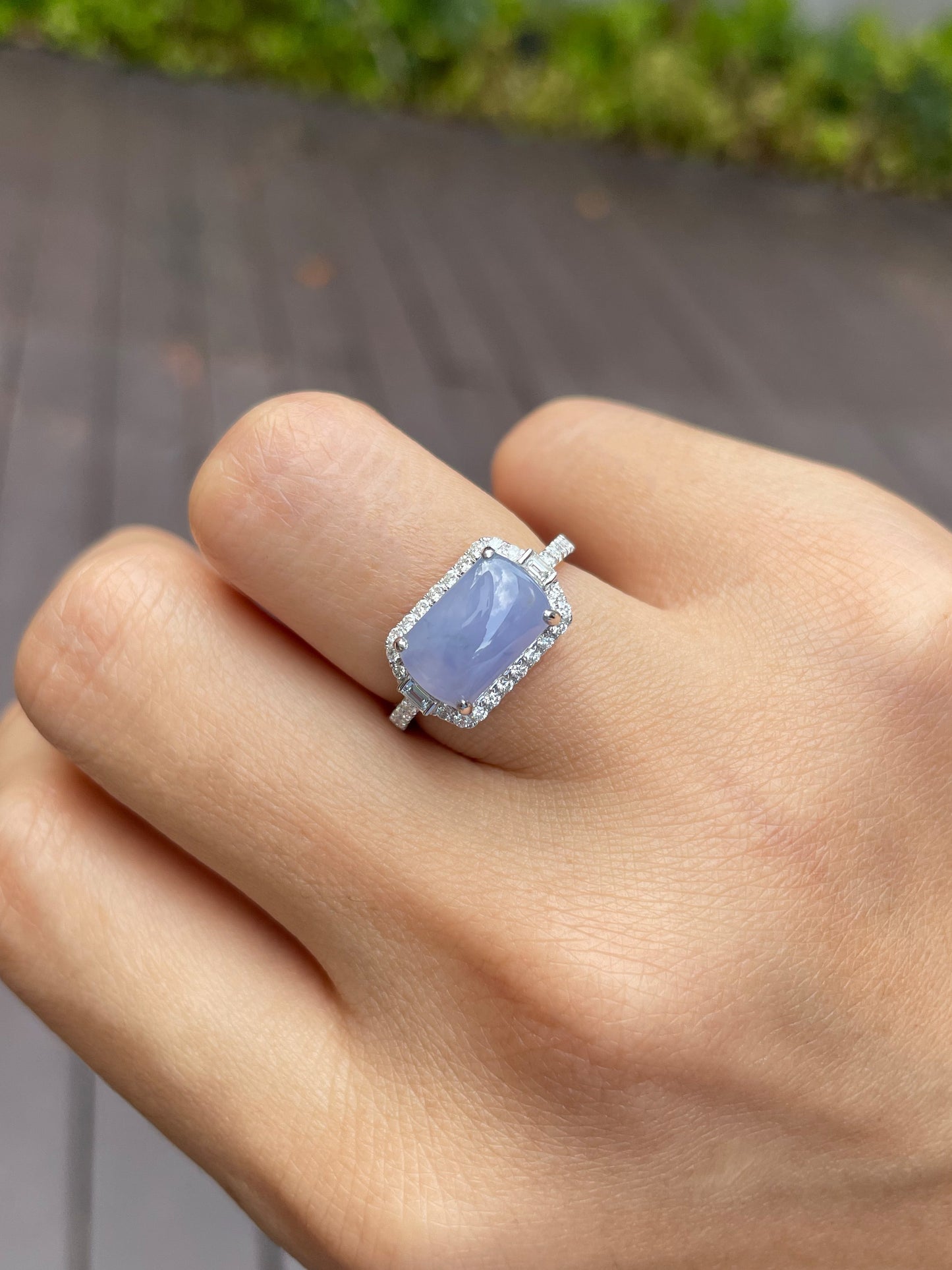 Lavender Jadeite Ring (NJR071)