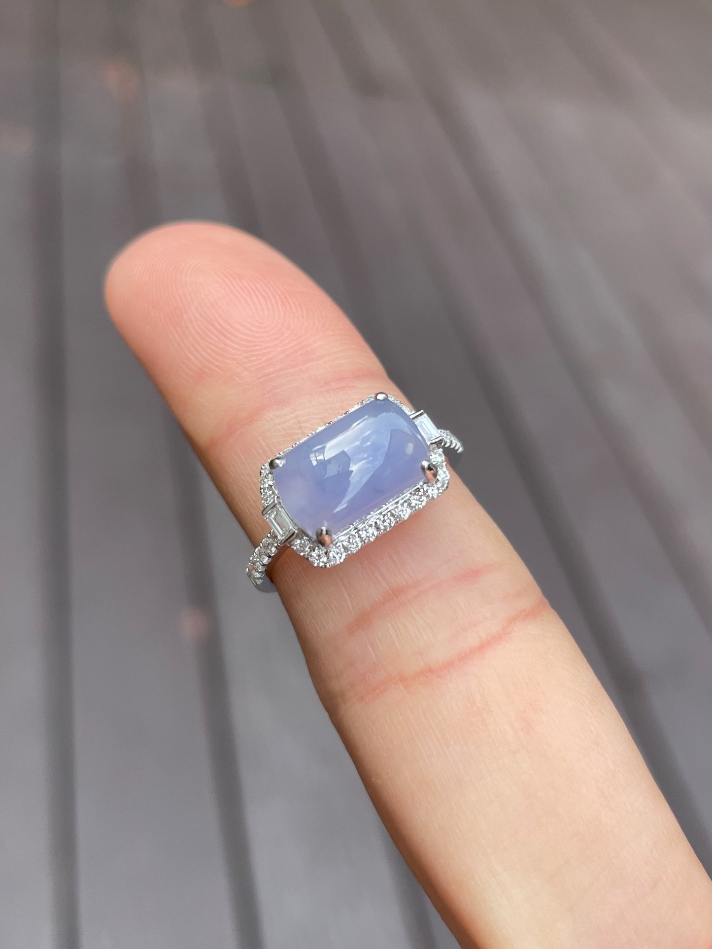 Lavender Jadeite Ring (NJR071)