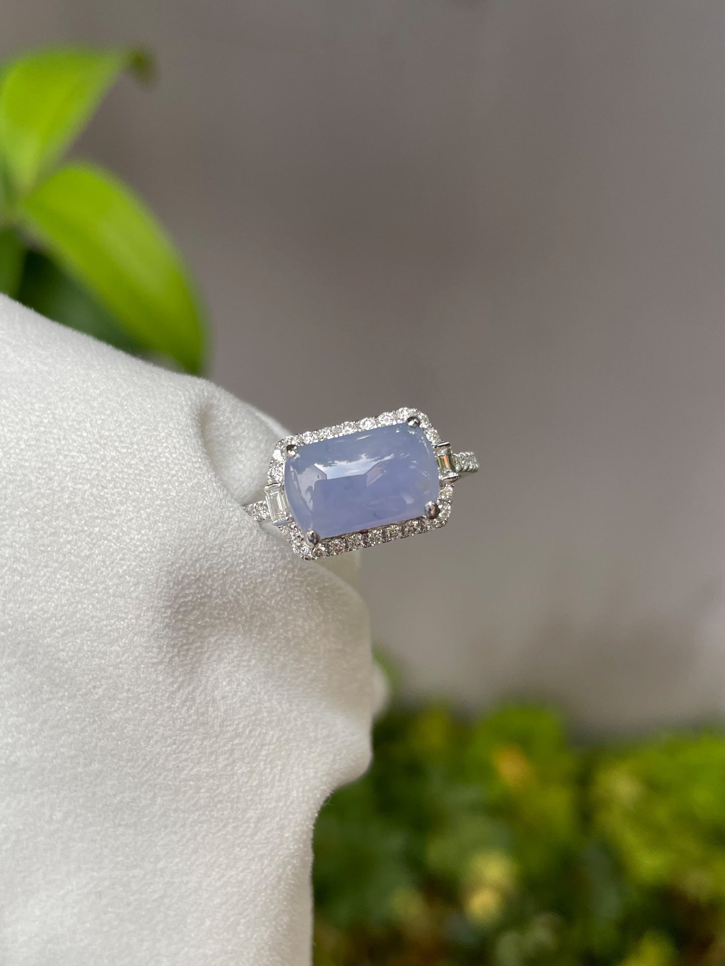 Lavender Jadeite Ring (NJR071)