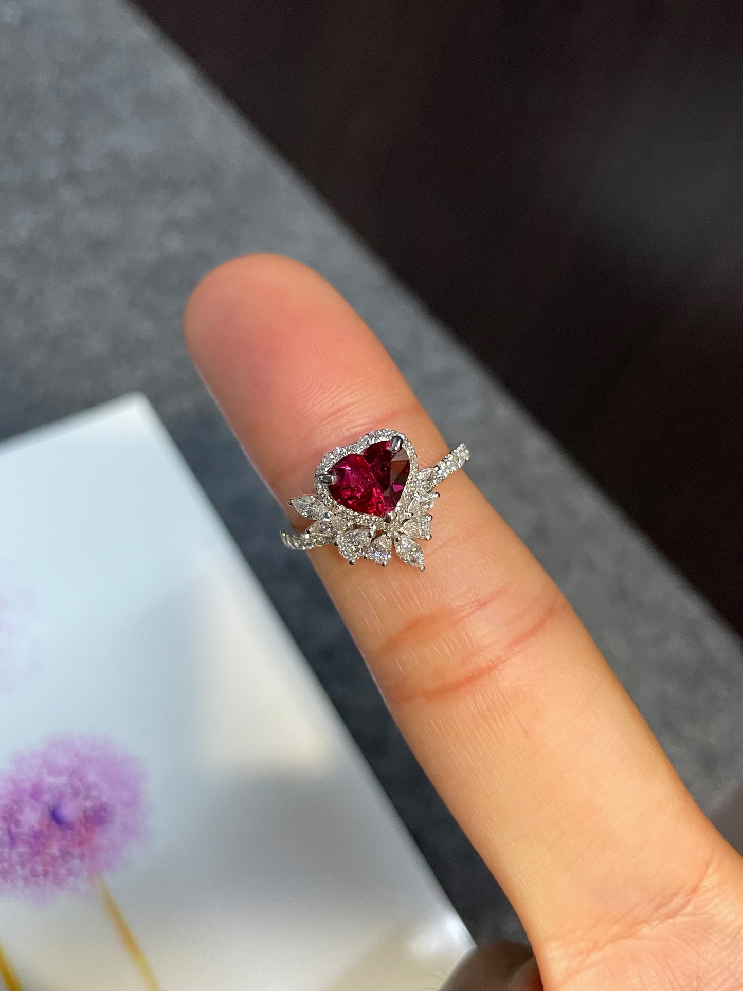 Unheated Ruby Ring - 1.08CT (NJR089)